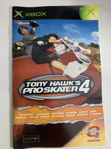 Tony Hawk's Pro Skater 4 Microsoft XBOX Original PAL Game Complete