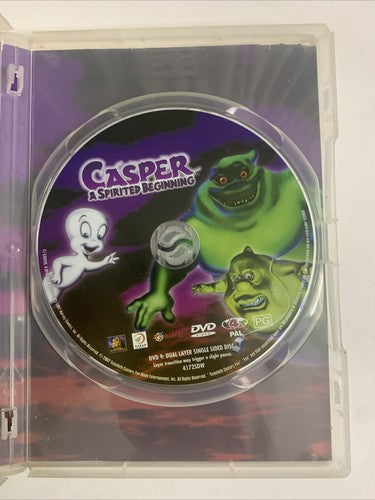 Casper: A Spirited Beginning (DVD, 1997) Animation Film Region 4