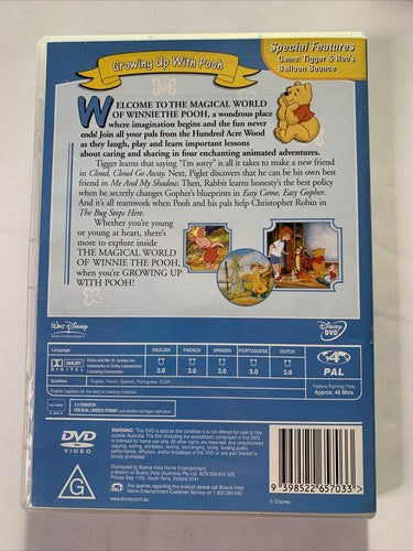 The Magical World of Winnie the Pooh: Growing Up with Pooh (DVD, 2004) NEW