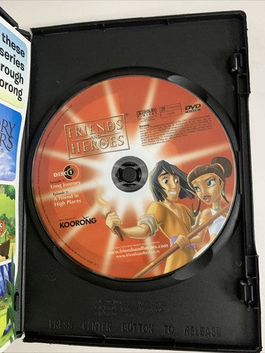 Friends and Heroes Episode 1 & 2 (DVD, 2007) Animation All Regions