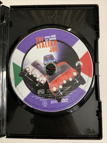 The Italian Job (DVD, 1969) Michael Caine, Noel Coward Region 4