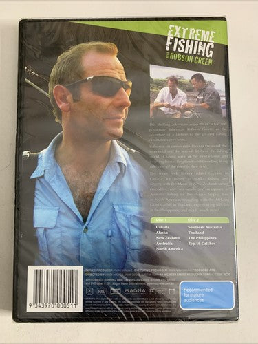 Extreme Fishing with Robson Green : Season 2 (DVD, 2009) Region 4 NEW Sealed
