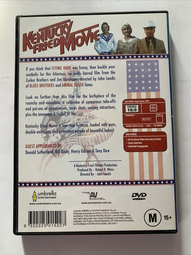 Kentucky Fried Movie (DVD, 1977) Donald Sutherland, Bill Bixby All Regions NEW