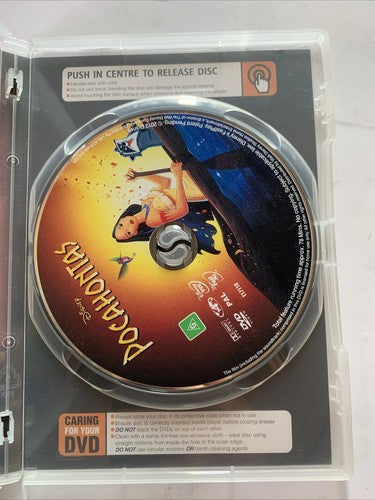 Pocahontas (DVD, 1995) Disney Animated Movie Region 4