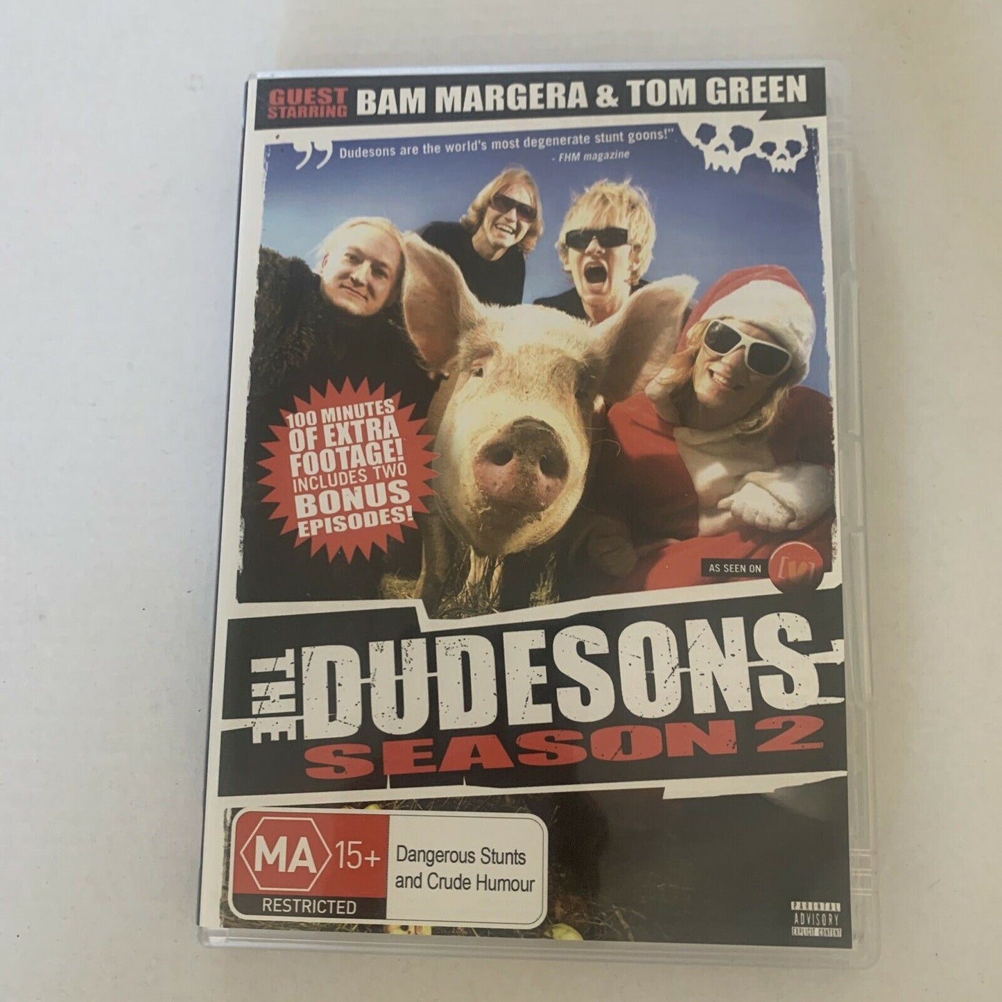 The Dudesons - Season 2 (DVD, 2008) Bam Margera, Tom Green. Region 4