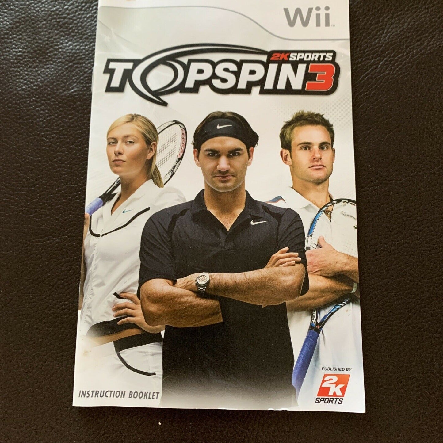 Topspin 3 Nintendo Wii GAME 2K SPORTS - Complete With Manual Free Postage