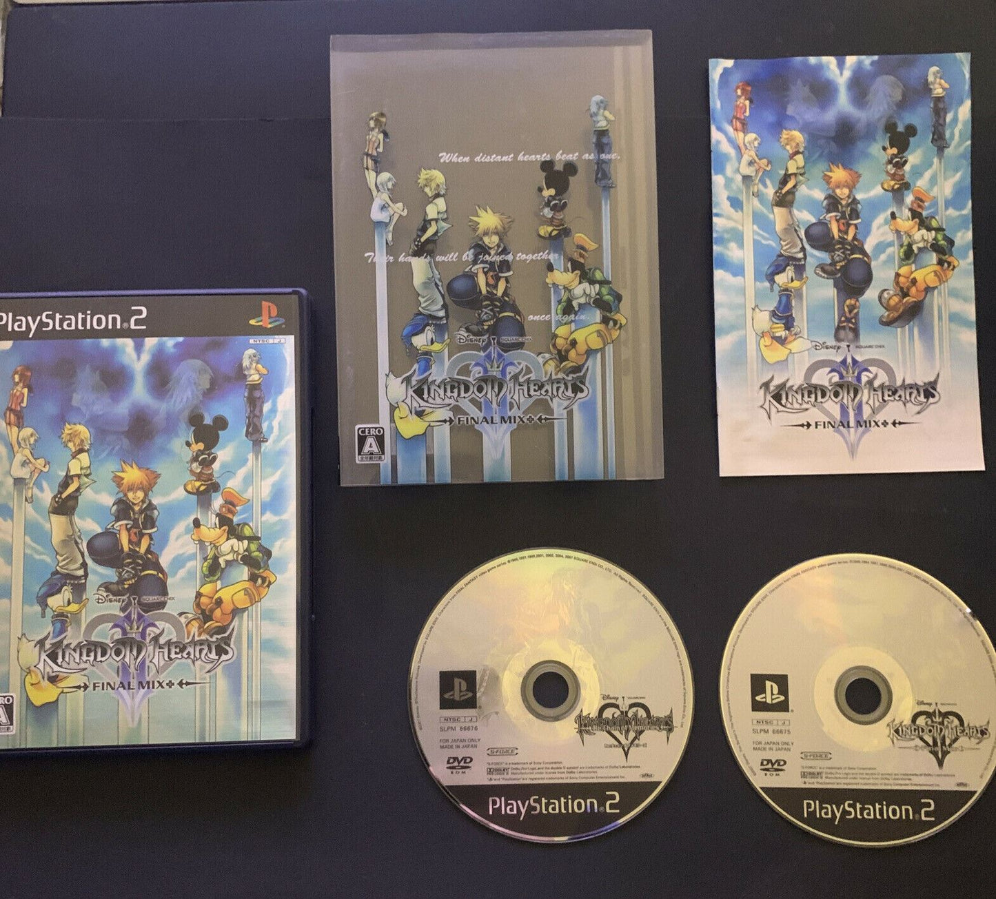 Kingdom Hearts 2: Final Mix+ Chain of Memories -PS2 NTSC-J Japan Exclusive Game