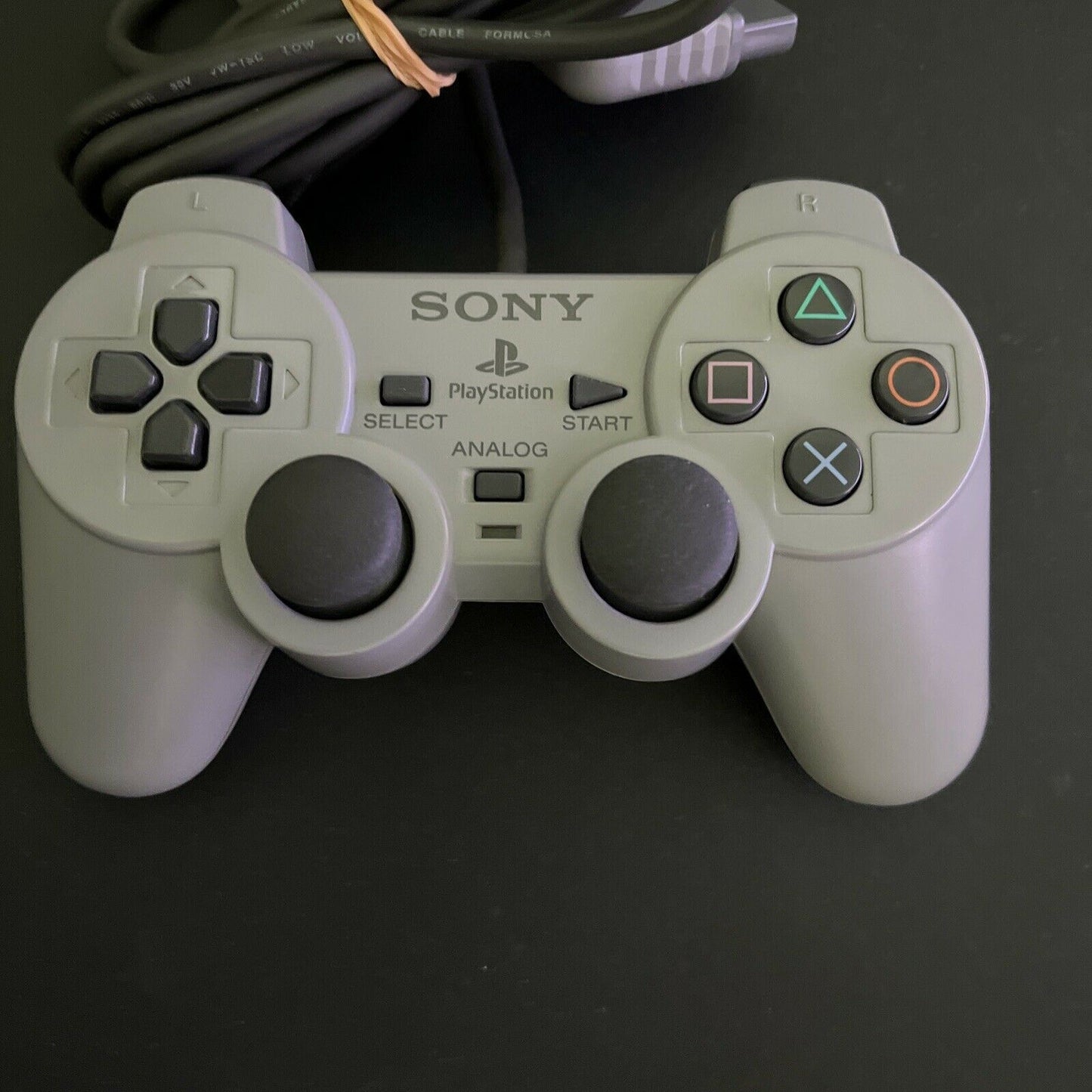 Genuine Sony PlayStation 2 CONTROLLER Grey Analog Dual Shock PS1 PS2 SCPH-1200