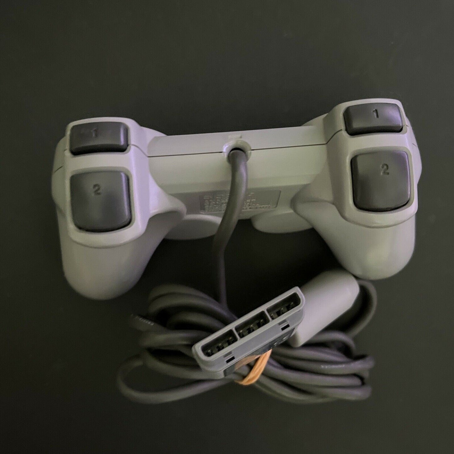 Genuine Sony PlayStation 2 CONTROLLER Grey Analog Dual Shock PS1 PS2 SCPH-1200