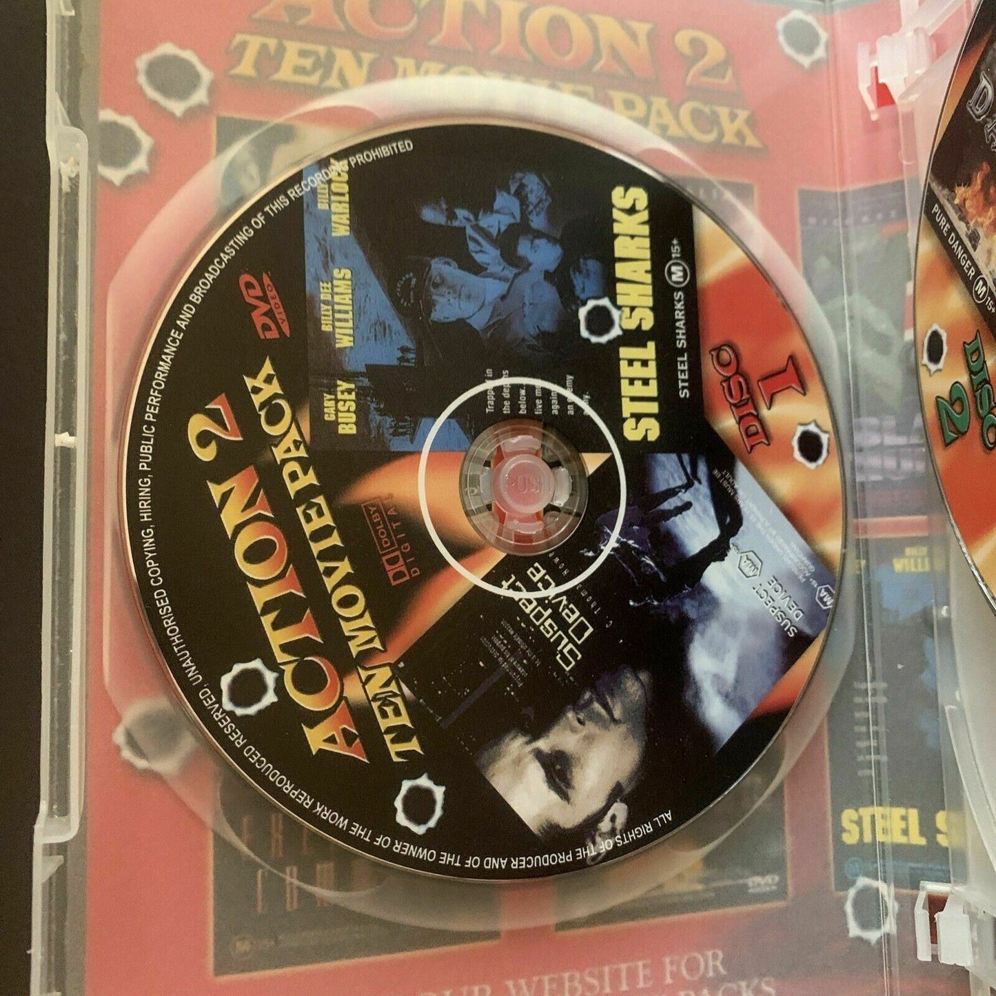 Action 2 - Ten Movie Pack (DVD, 4 disc set)