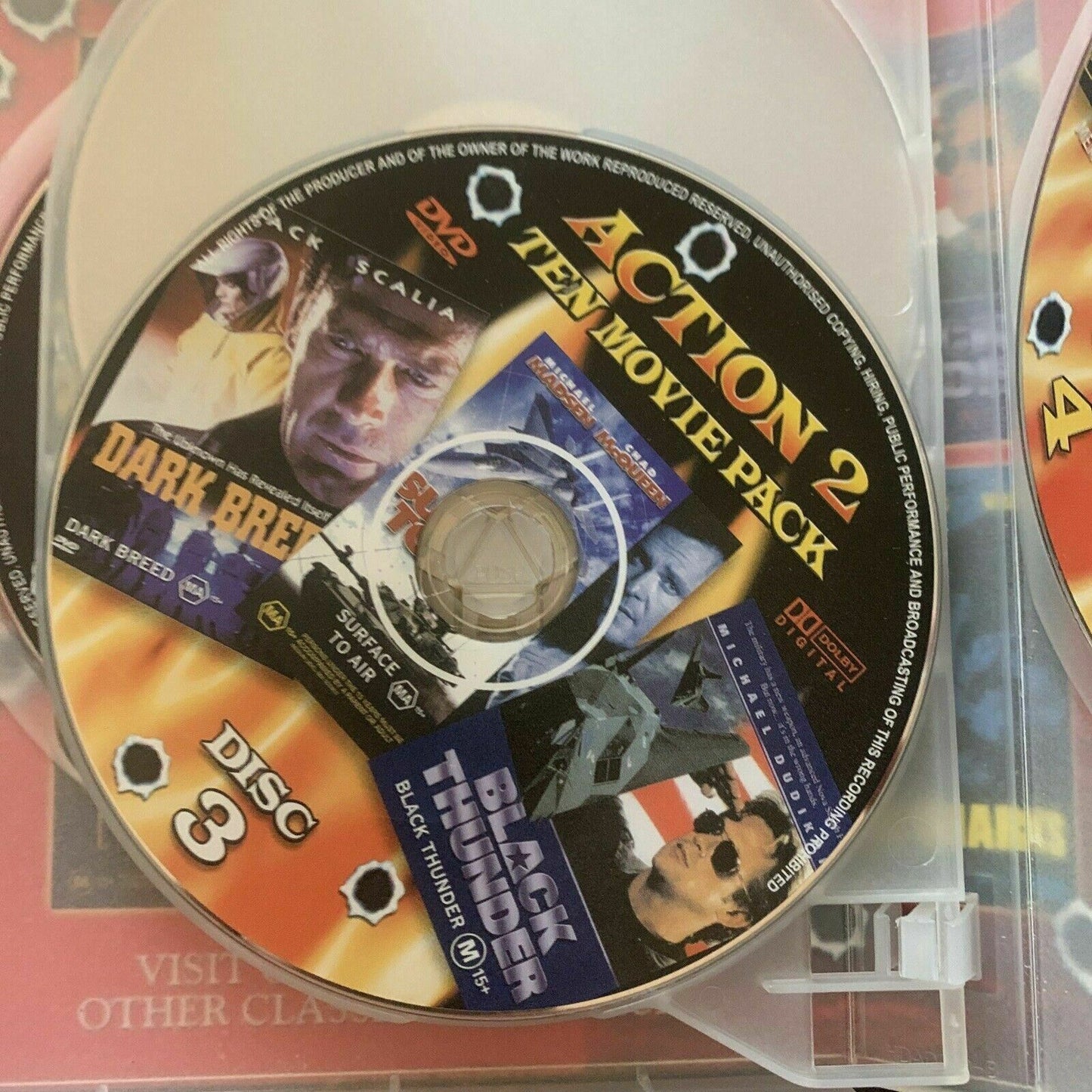 Action 2 - Ten Movie Pack (DVD, 4 disc set)