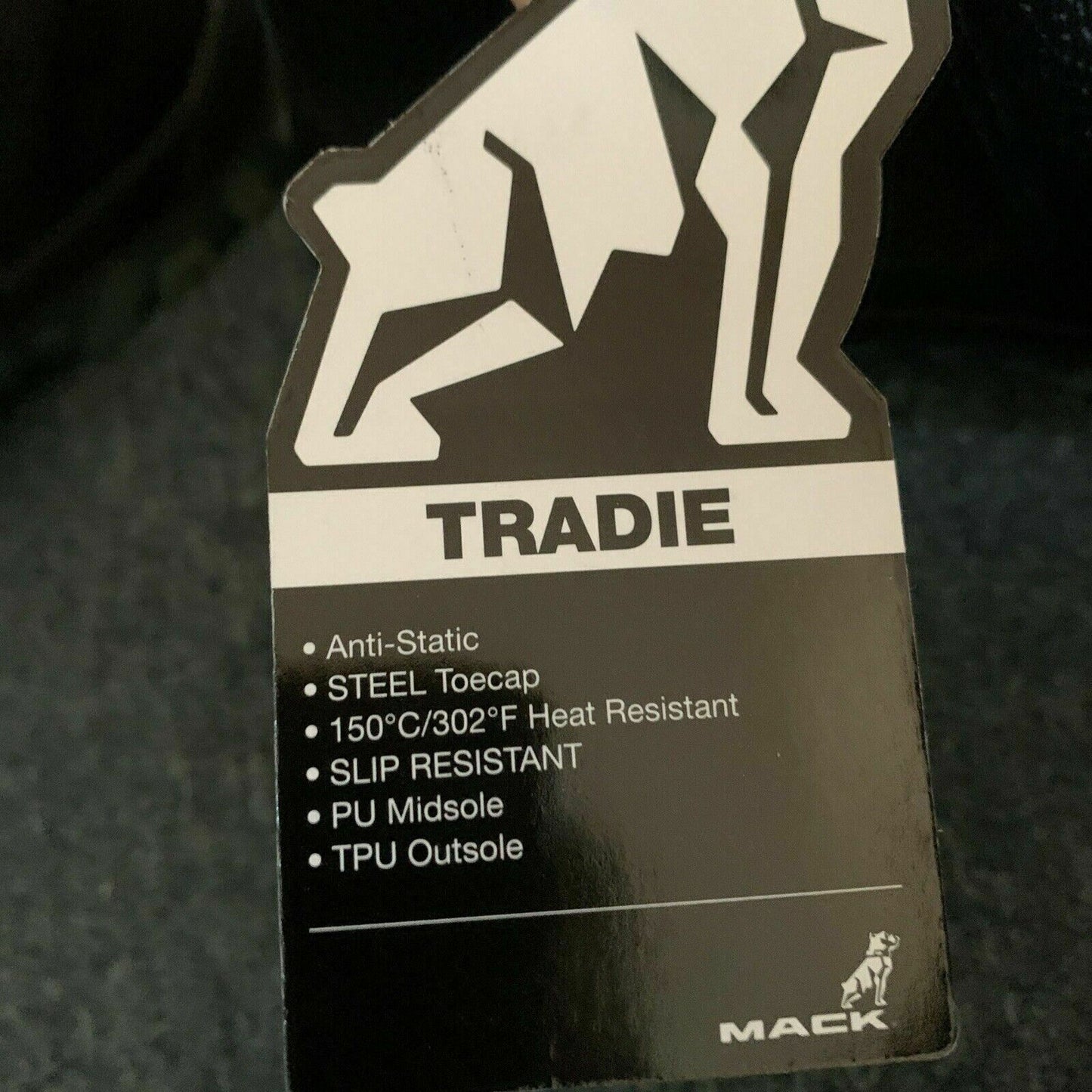 Mack Bulldog Tough Steel-Toe Tradie Boots MKTRADIE-BBF UK9 US10