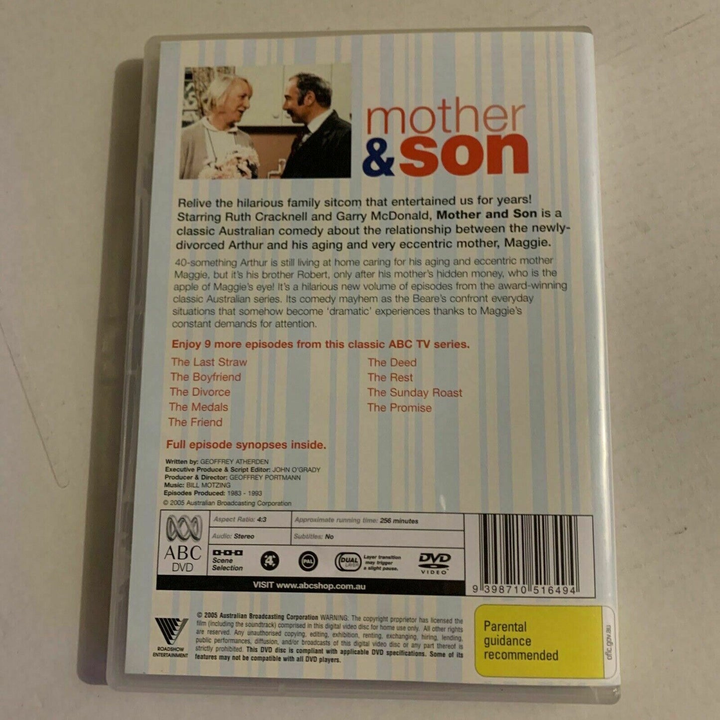 Mother & Son - Volume 4 (DVD, 1993) Ruth Cracknell, Gary McDonald