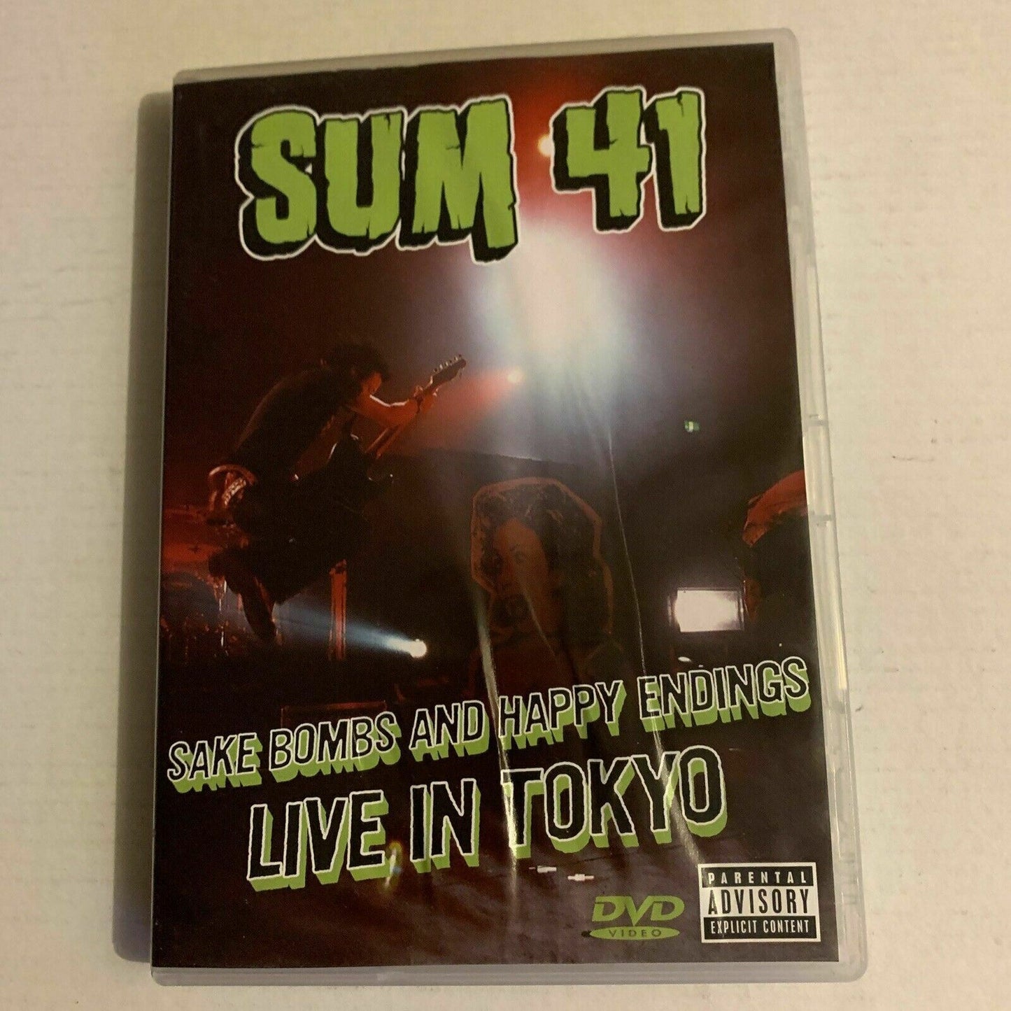 Sum 41 - Sake Bombs & Happy Endings Live In Tokyo (DVD, 2003) Region Free