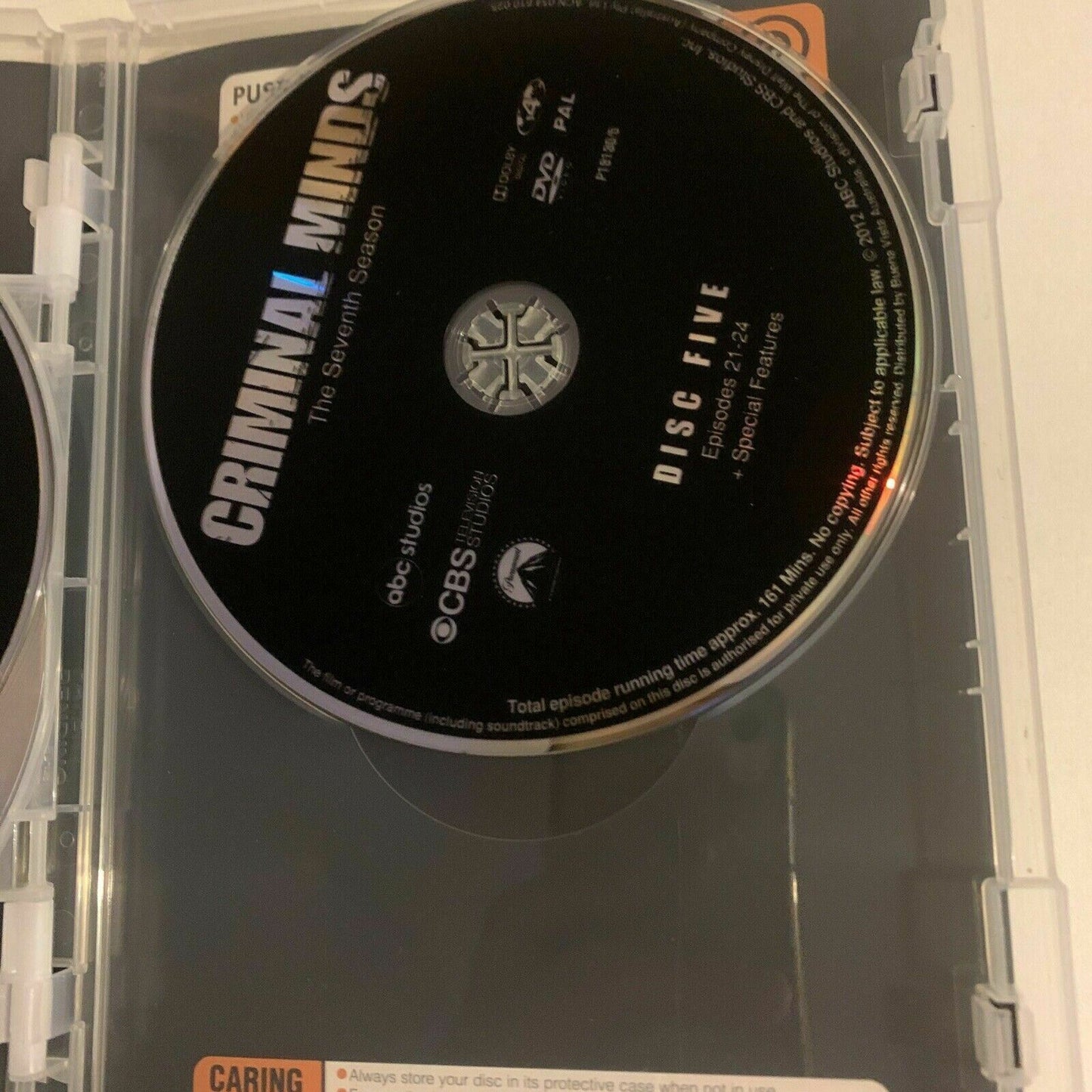 Criminal Minds : Season 7 (DVD, 2012, 5-Disc Set) Region 4,2,5