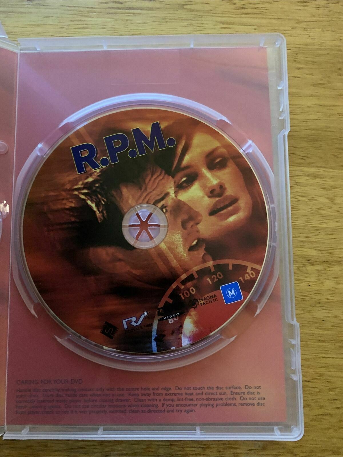 R.P.M. (DVD, 1998) David Arquette, Emmanuelle Seigner, Famke Janssen. Region 4