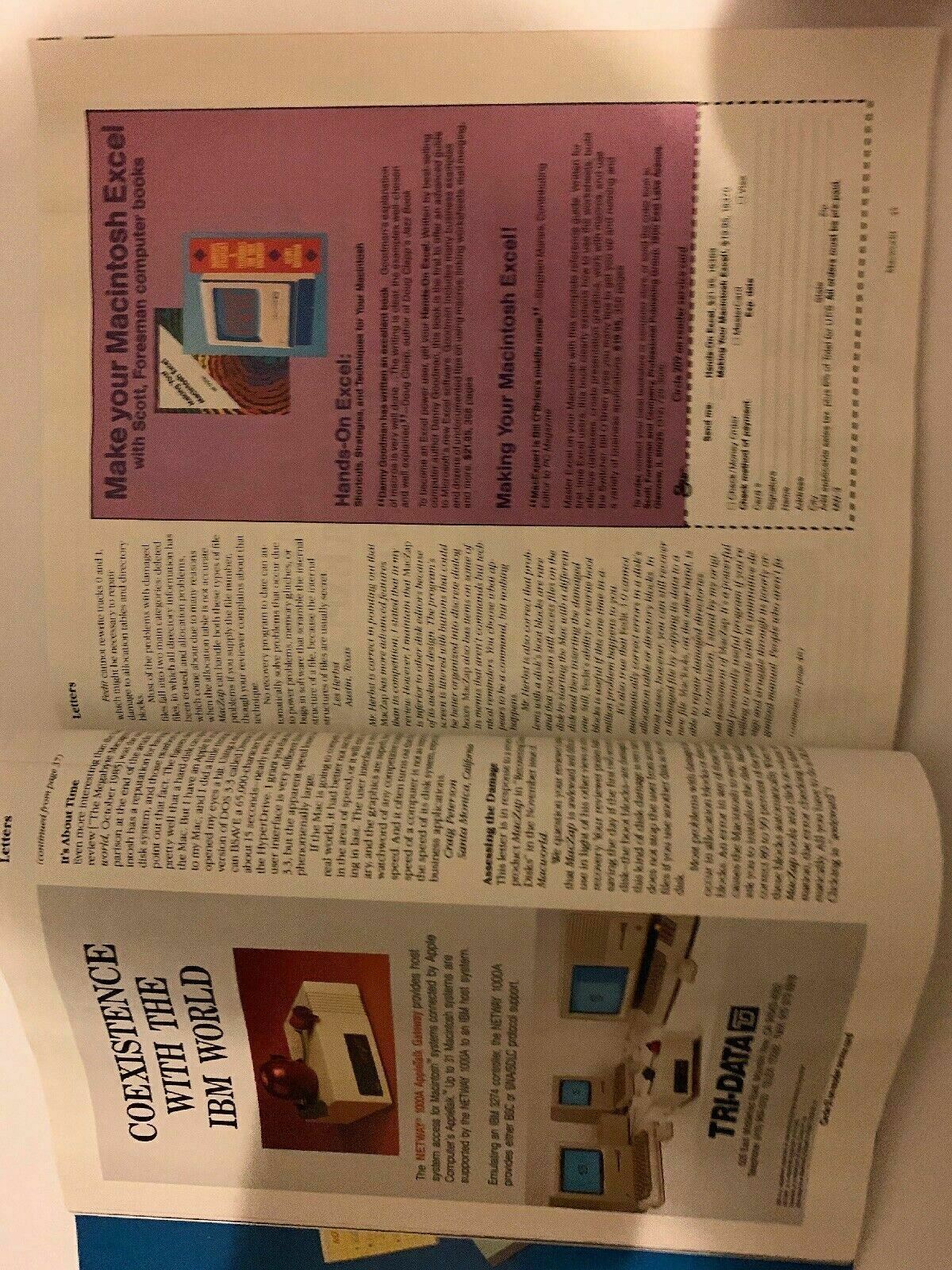 Macworld February 1986 The Apple Macintosh Vintage Magazine Rare
