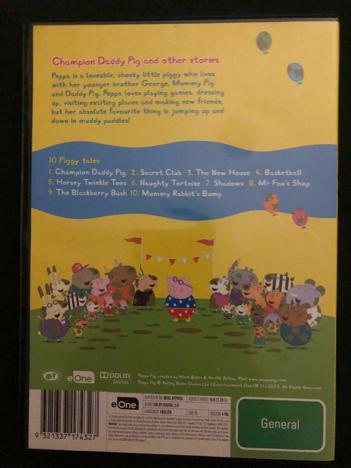 Peppa Pig - Champion Daddy Pig (DVD) Region 4