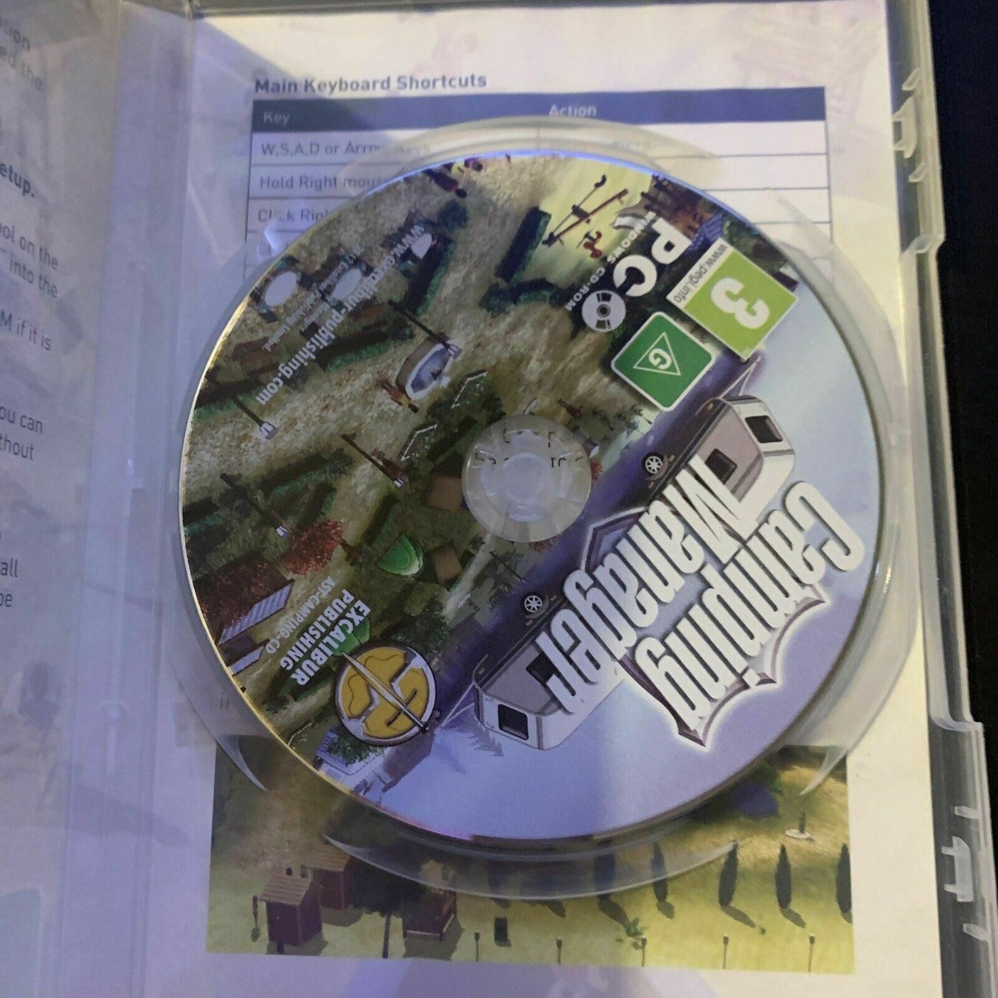 Camping Manager PC CDROM Windows Game