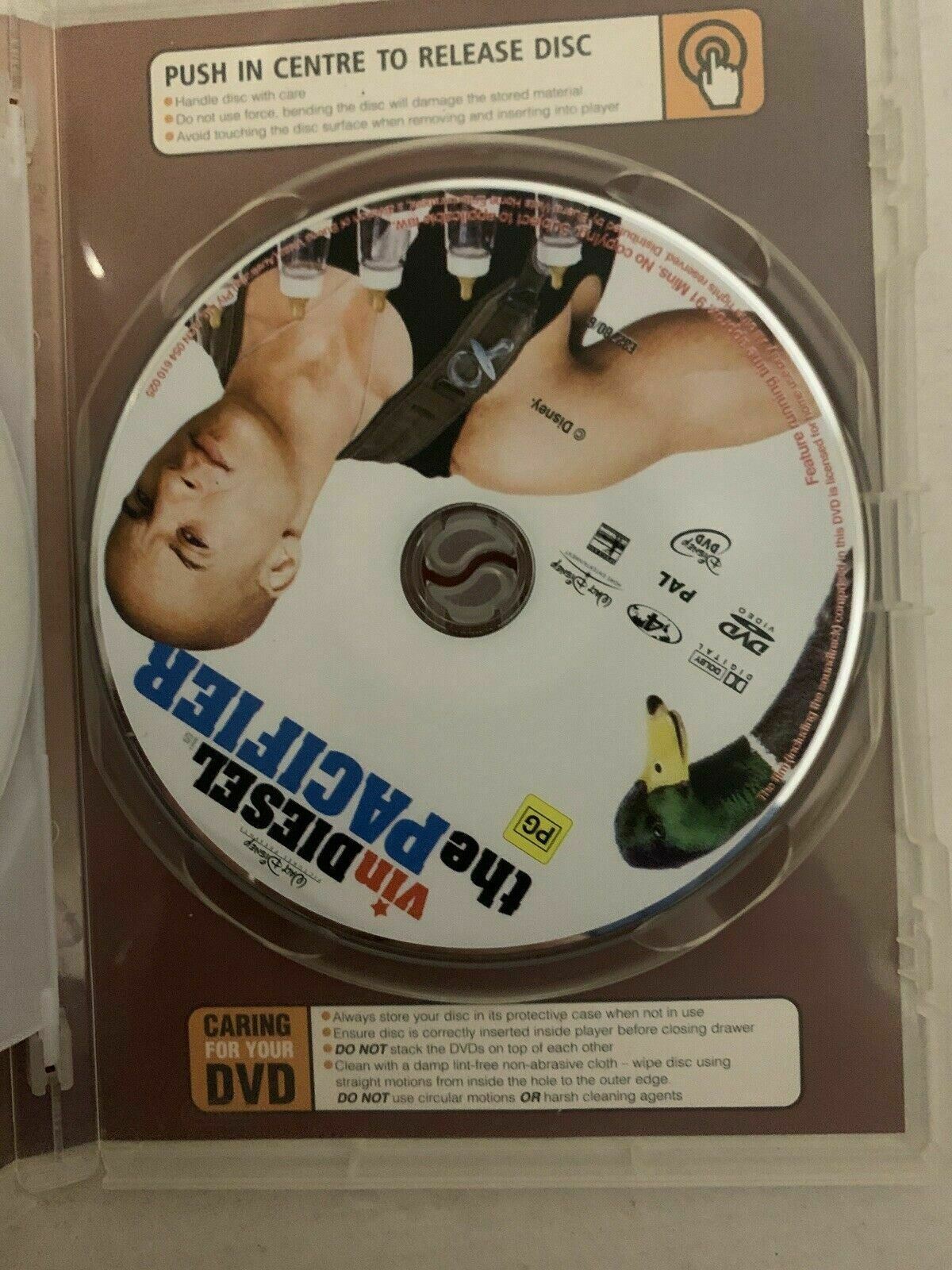 The Game Plan / The Pacifier (DVD) Dwayne Johnson 'The Rock' Vin Diesel Region 4