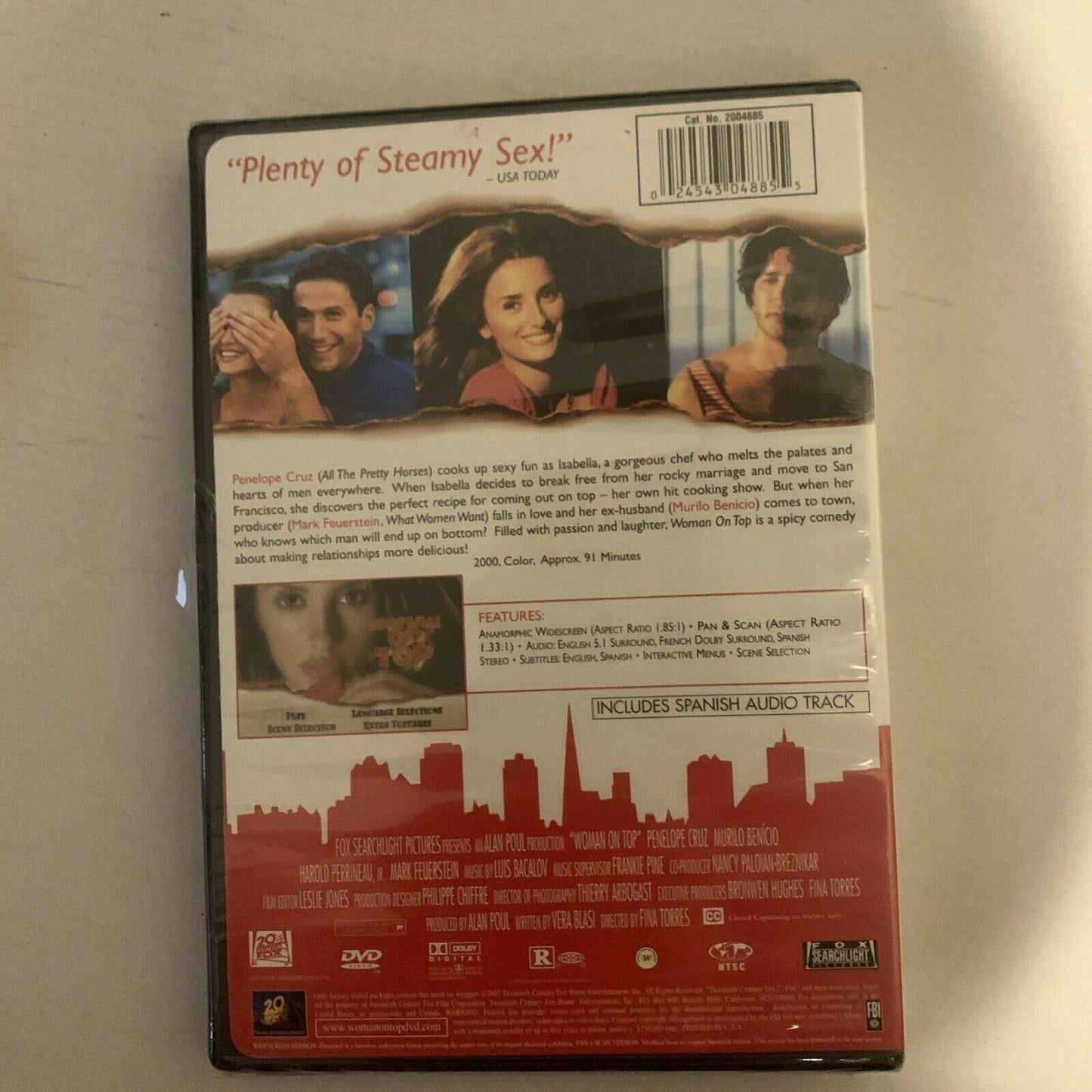 *New Sealed* Woman On Top (DVD, 2002) Penelope Cruz. Region 1