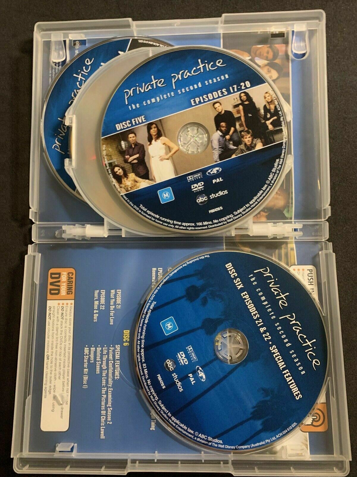 Private Practice : Season 2 (DVD, 2009, 6-Disc Set) Region 4