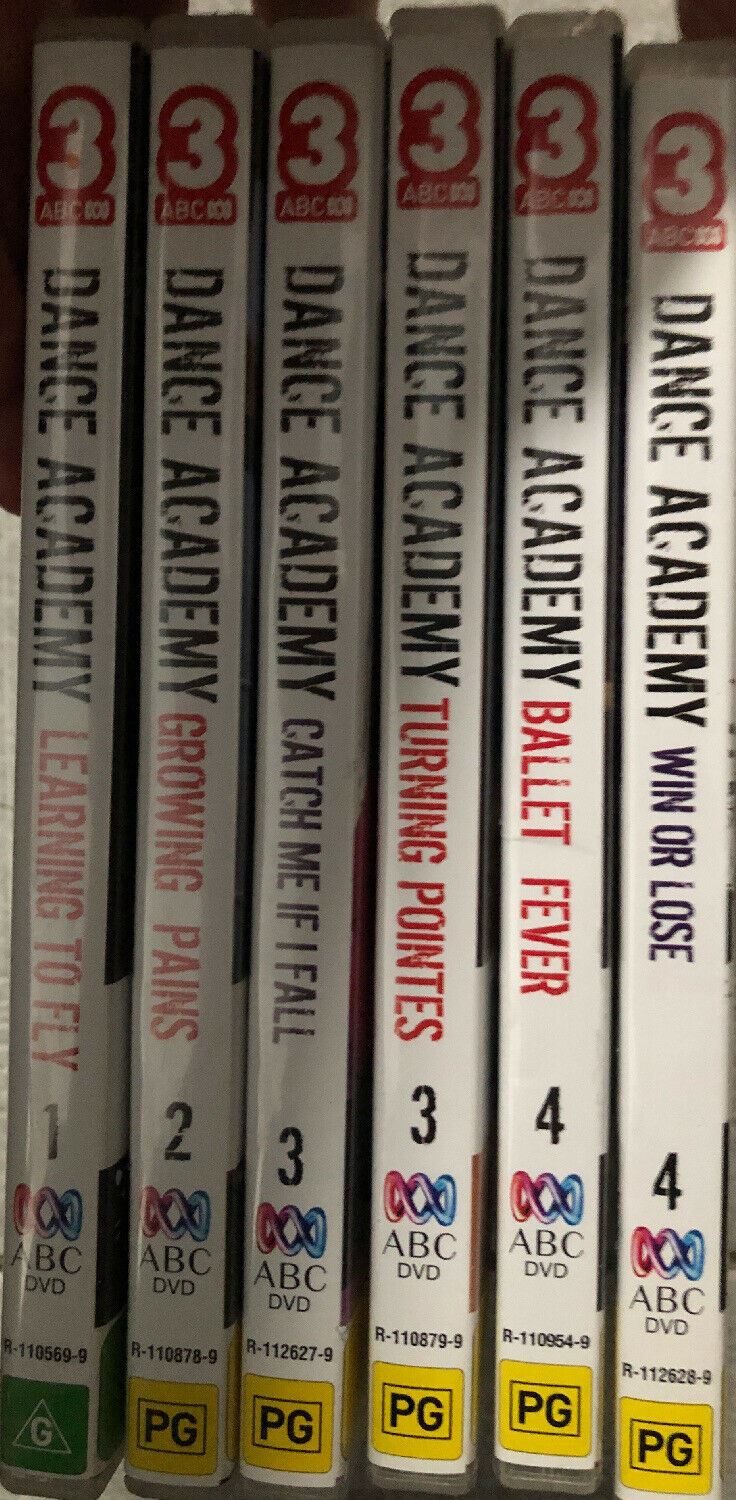 Dance Academy 6 DVD set (18-Disc DVD) TV Show - Learning to Fly, Ballet Fever...