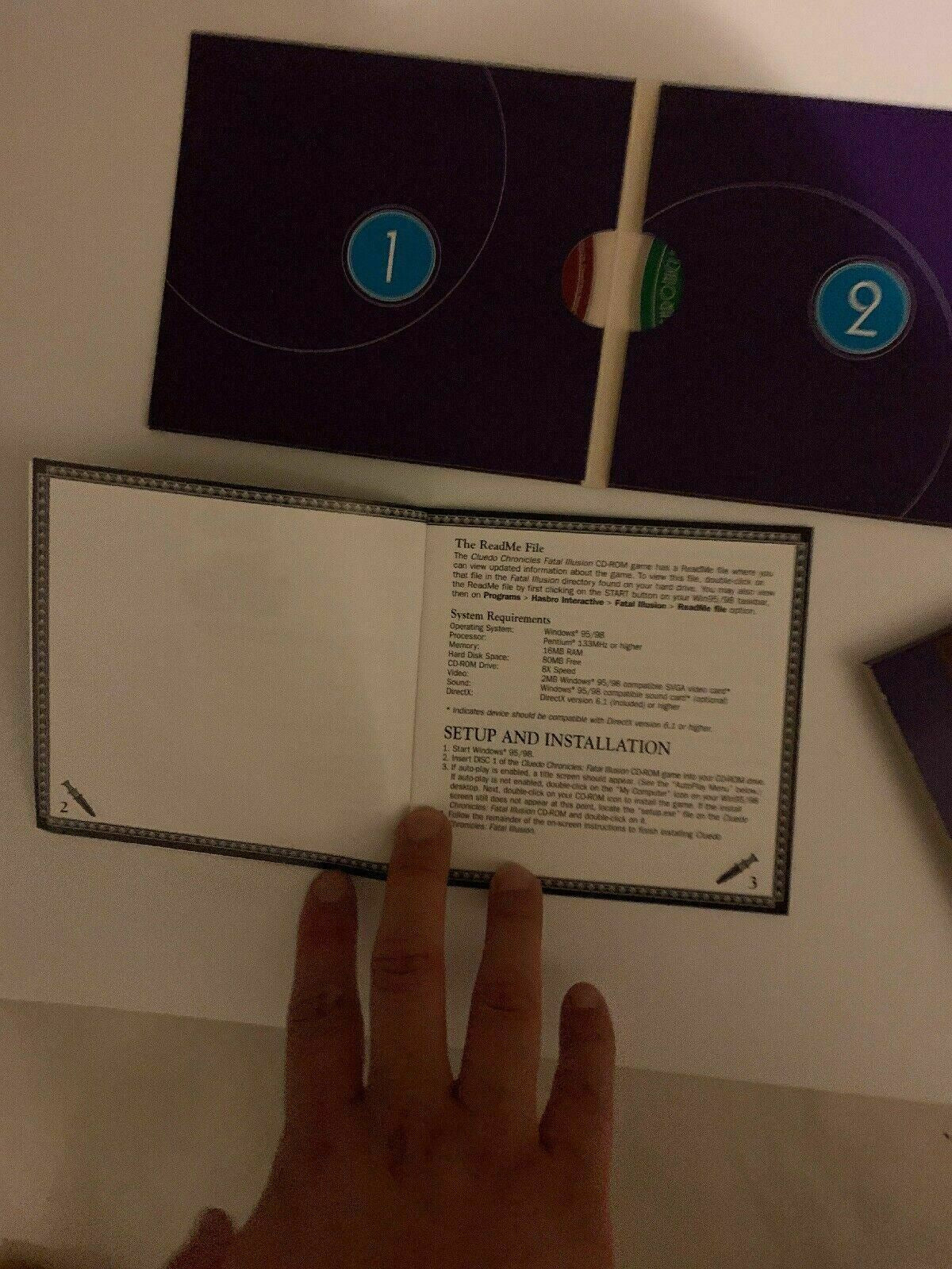 Cluedo Chronicles: Fatal Illusion Mystery Series: Episode One (1999) PC Cdrom