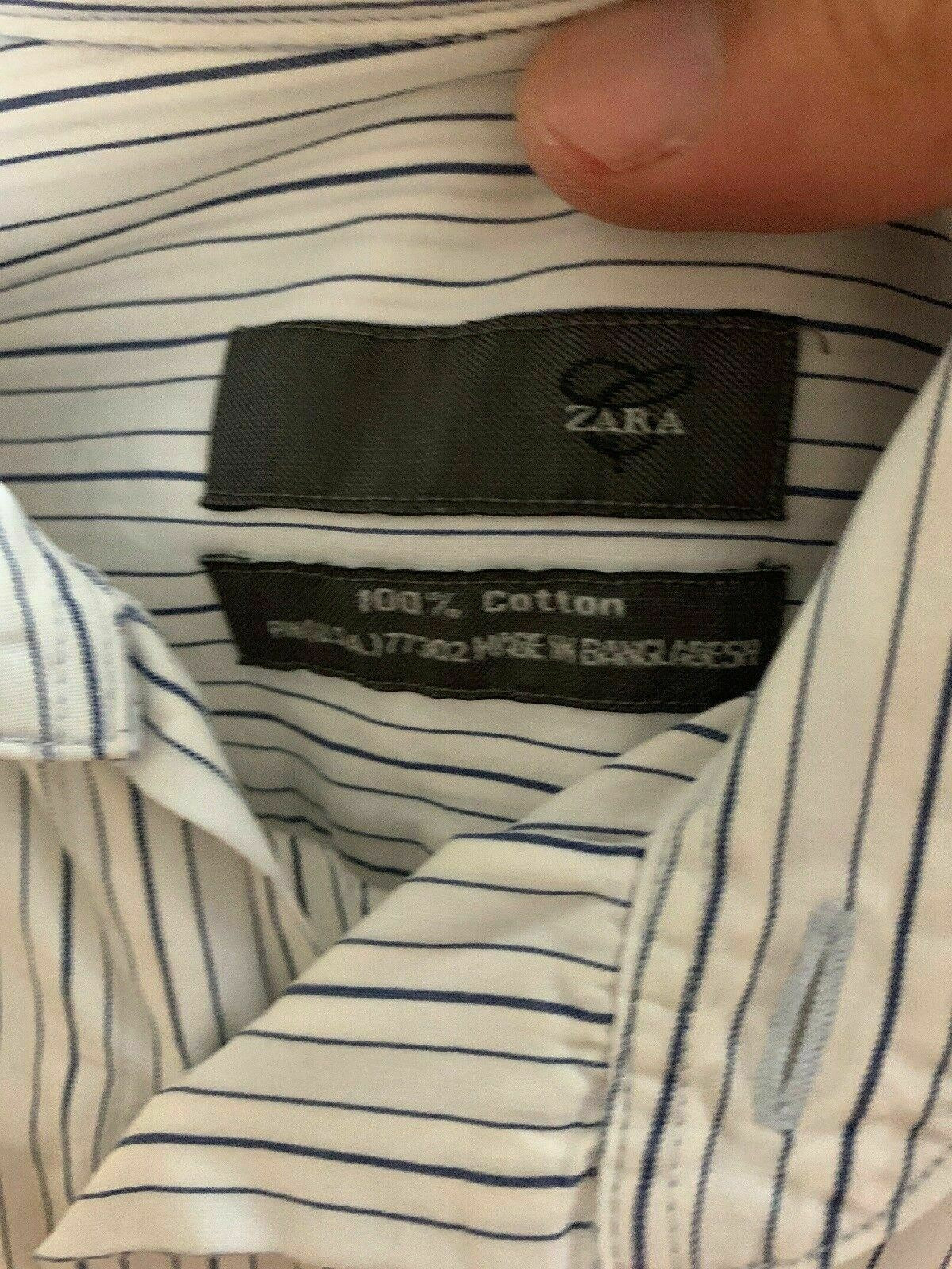 Zara Men's T-shirt Medium Size 100% Cotton