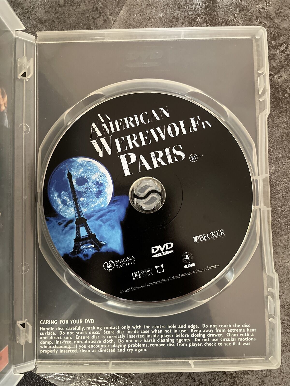 An American Werewolf In Paris (DVD, 1997) Tom Everett Scott, Julie Delpy Region4