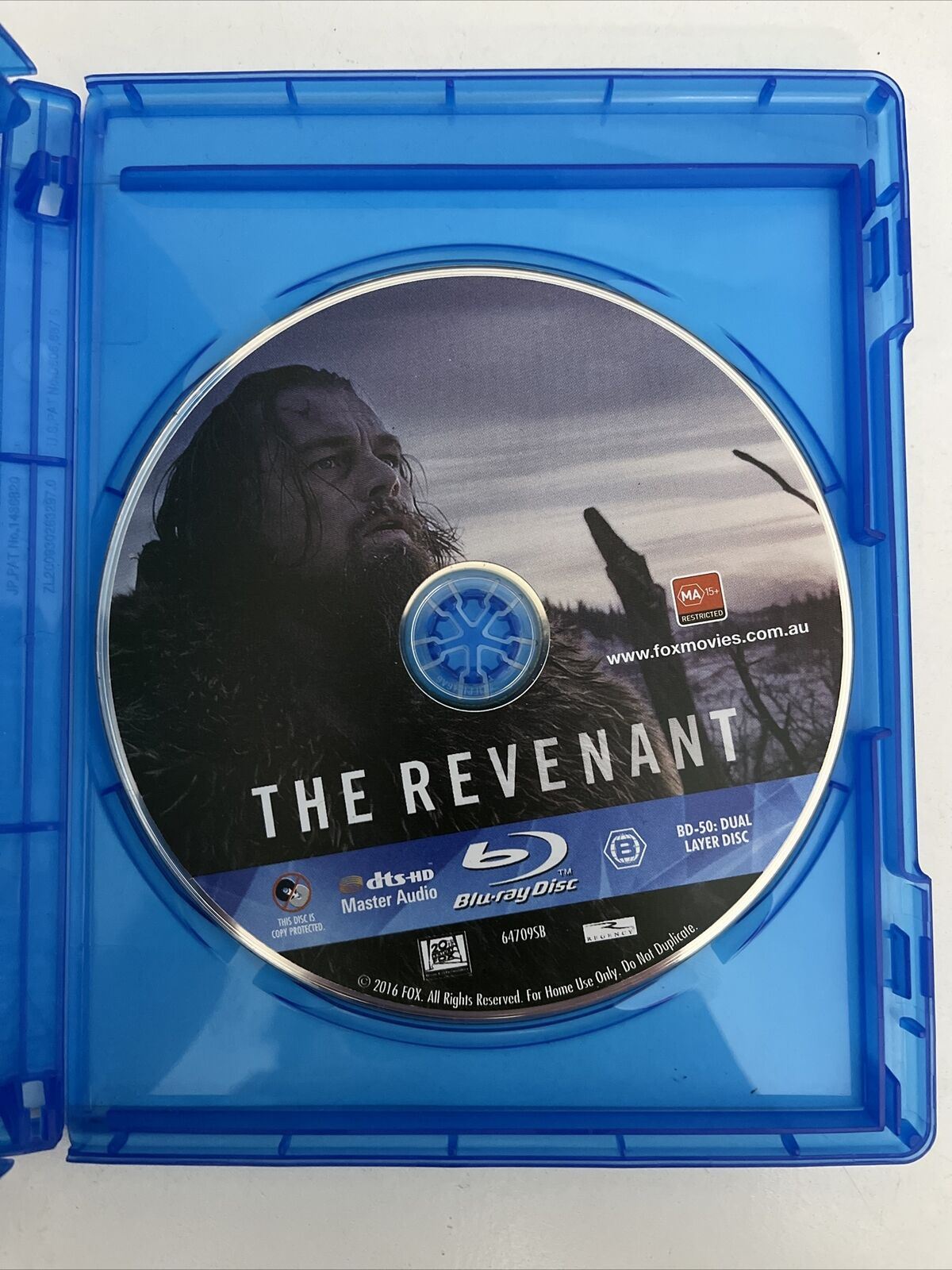 The Revenant (Blu-ray, 2015) Leonardo DiCaprio, Tom Hardy. Region B