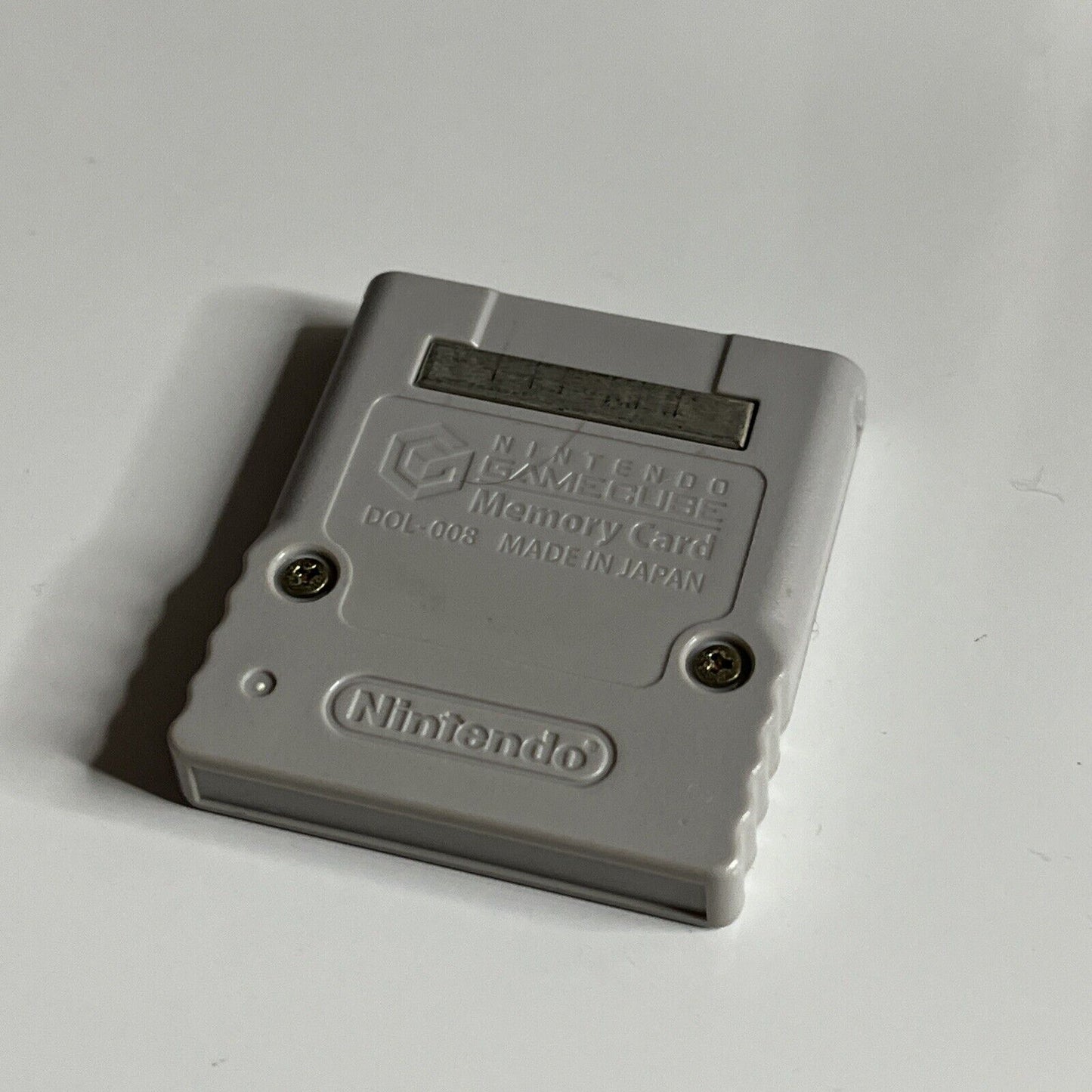 OFFICIAL Nintendo GameCube Memory Card 59 Blocks DOL-007 Made In Japan