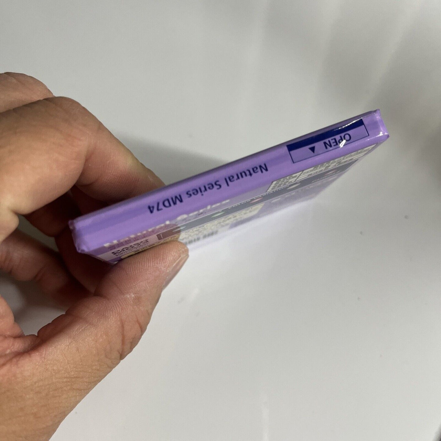 2x Daiso Blank Minidisc 74 Min MD Blue & Purple NEW Sealed