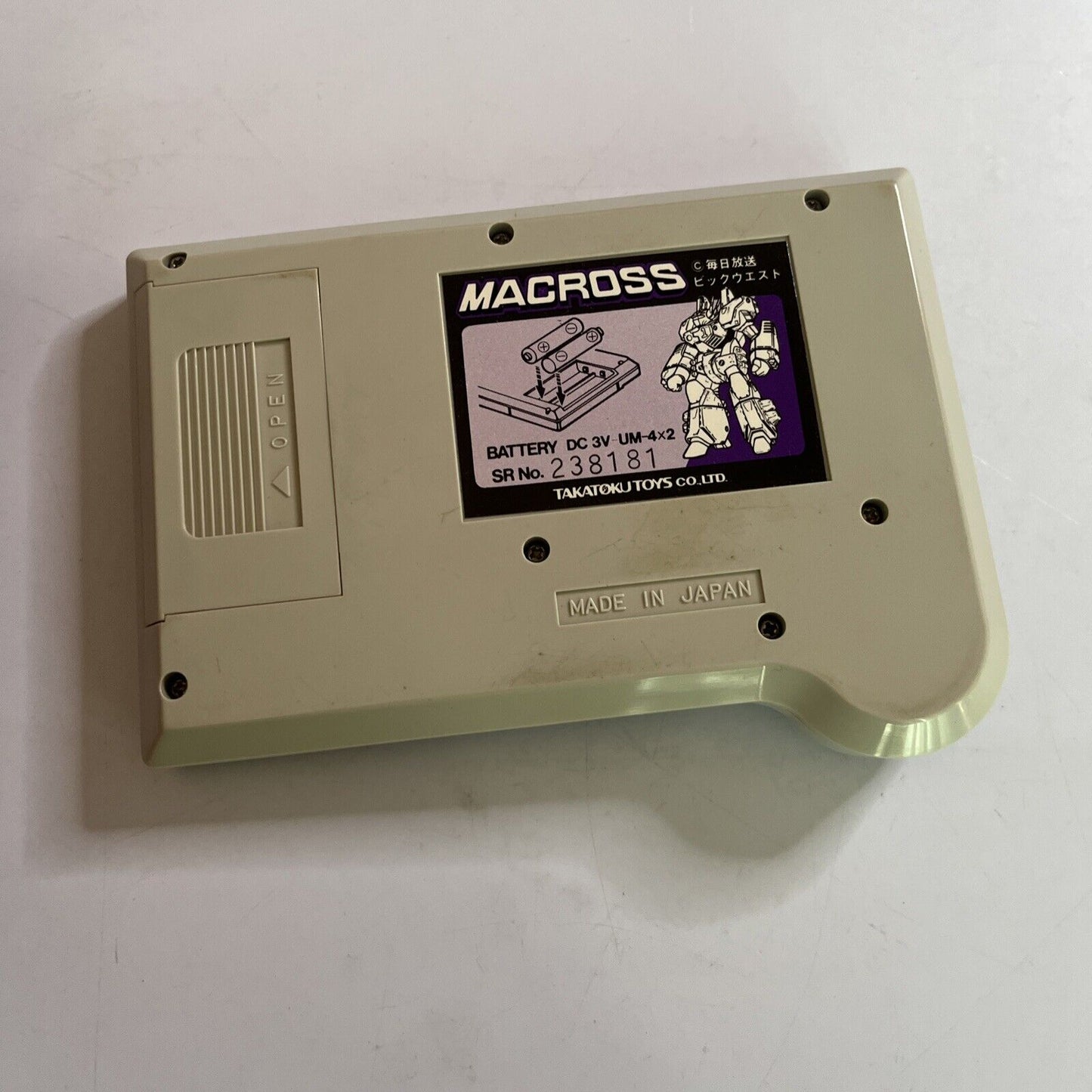 Macross Space Flight Portable Handheld Electronic Game Made in Japan 1983