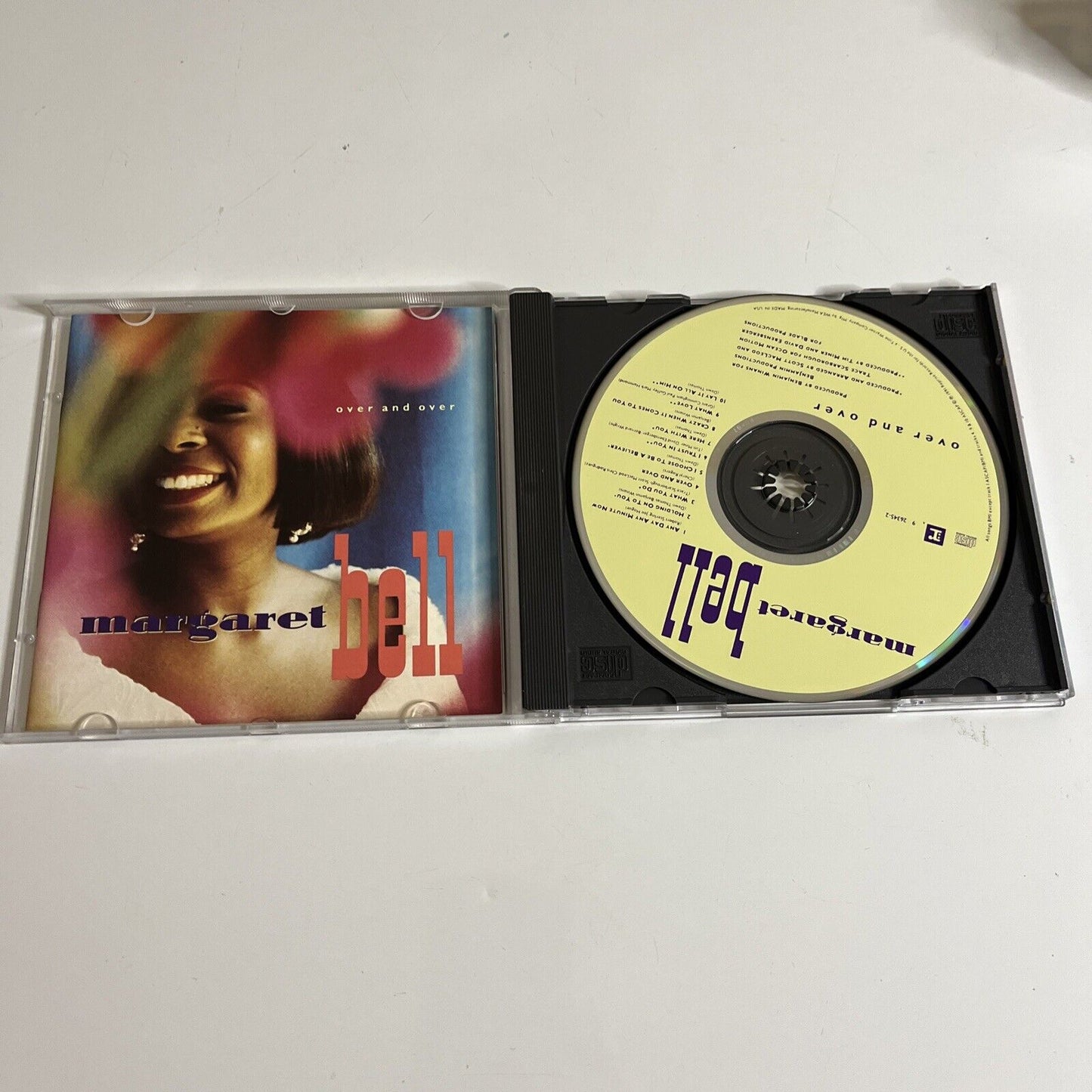 Over & Over by Margaret Bell (CD, 1991) Reprise Records