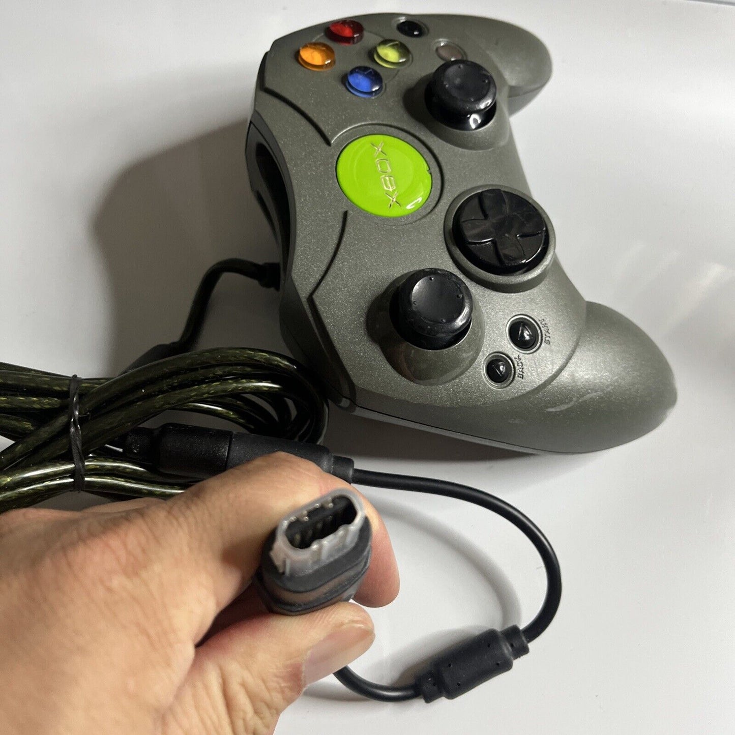 Official Genuine Microsoft Xbox Original Controller Grey X08-50203