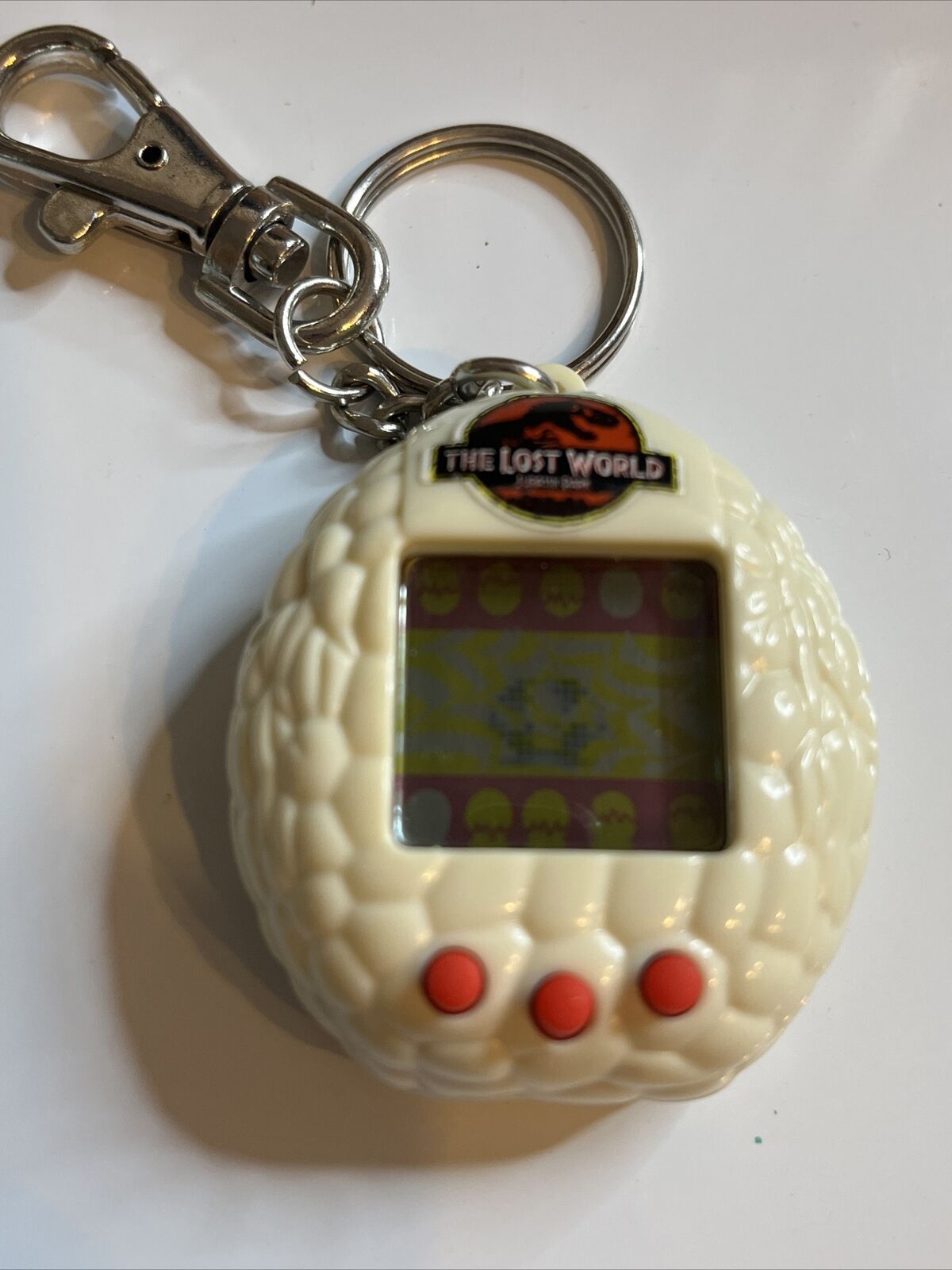 Jurassic Park The Lost World Tamagotchi Virtual Pet White 1997 Electronic Pet