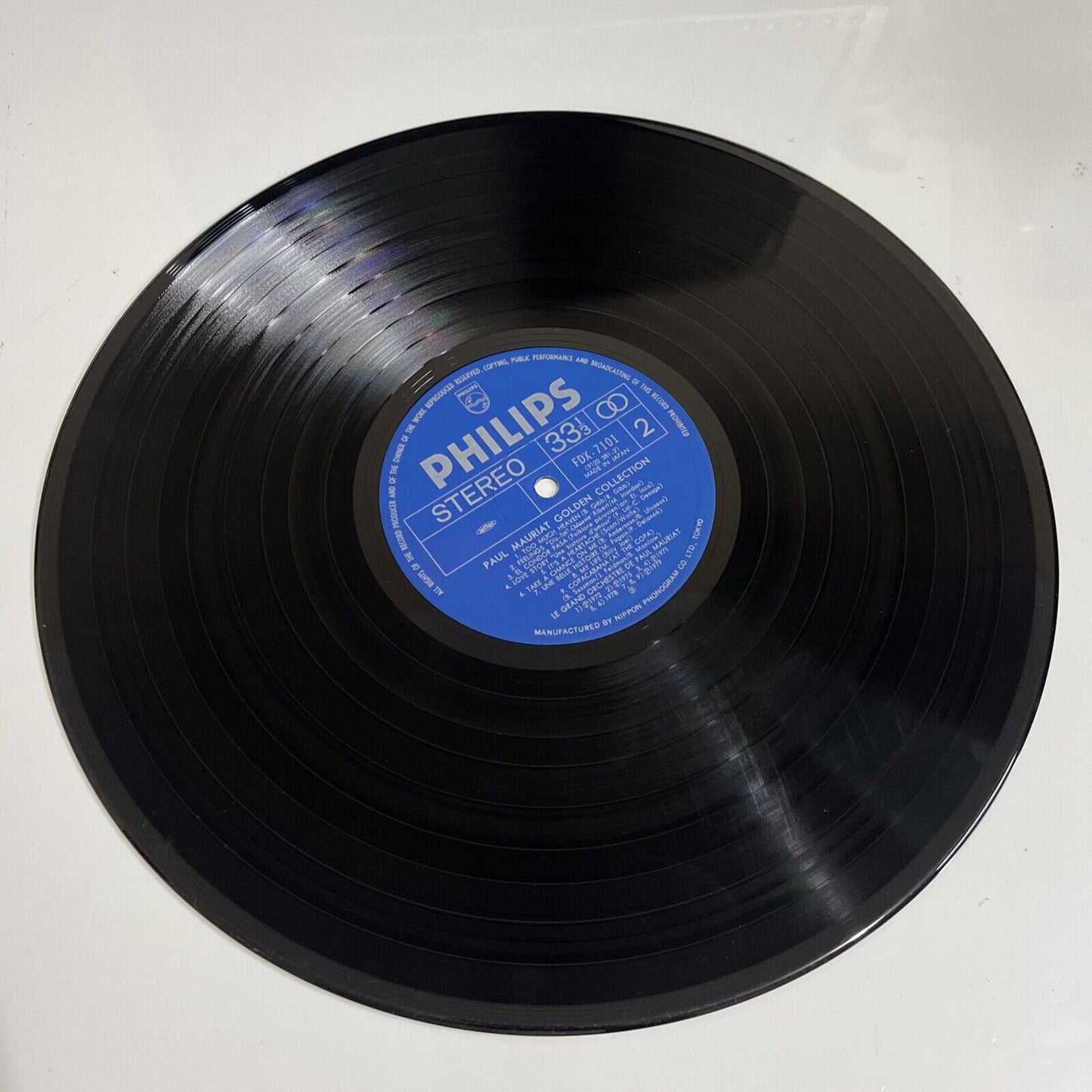 Paul Mauriat Golden Collection LP 1979 Vinyl Record Obi FDX-7101