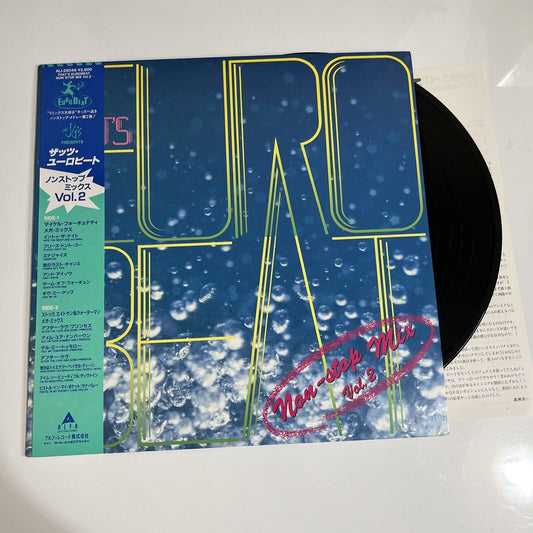 That's EuroBeat Non-Stop Mix Vol 2 LP 1987 Vinyl Record Obi ALI-28046