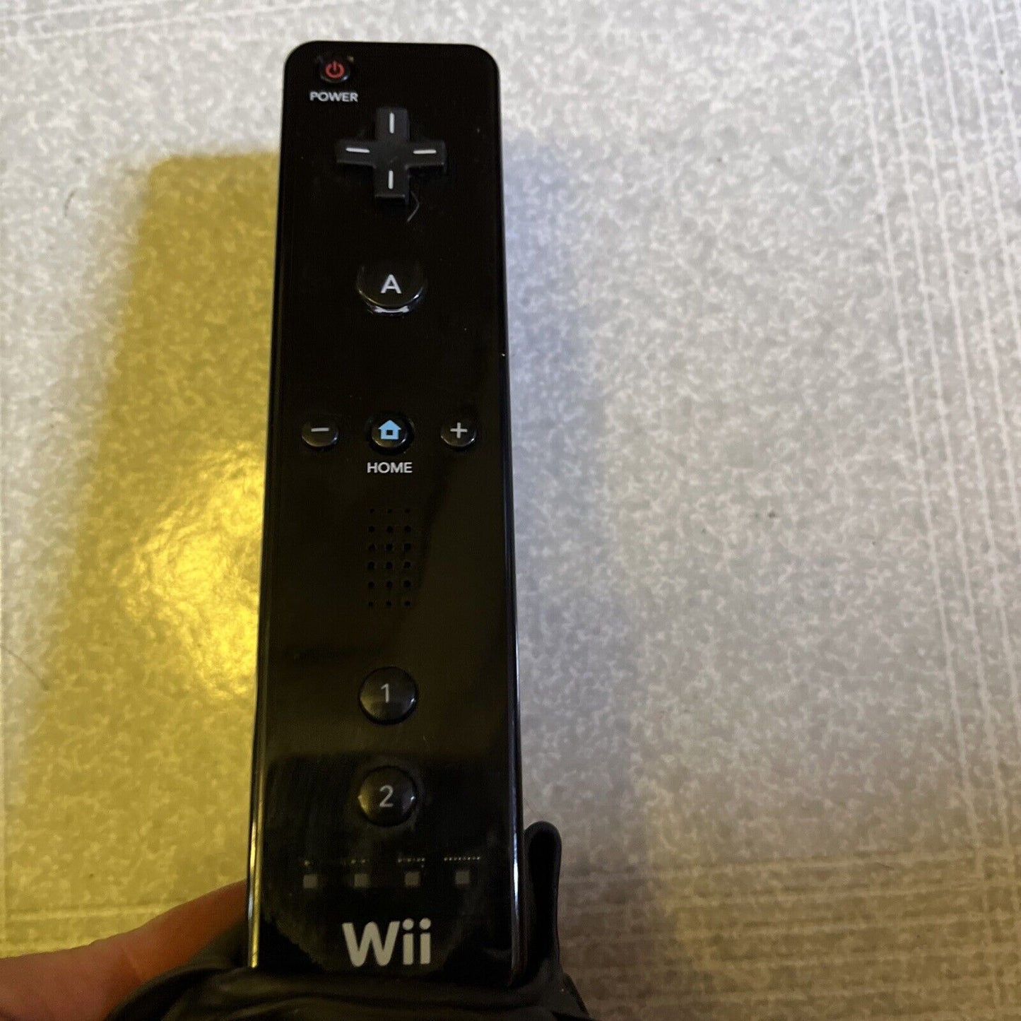 Genuine Nintendo Wii Remote + Motion Plus + Silicon Cover Black