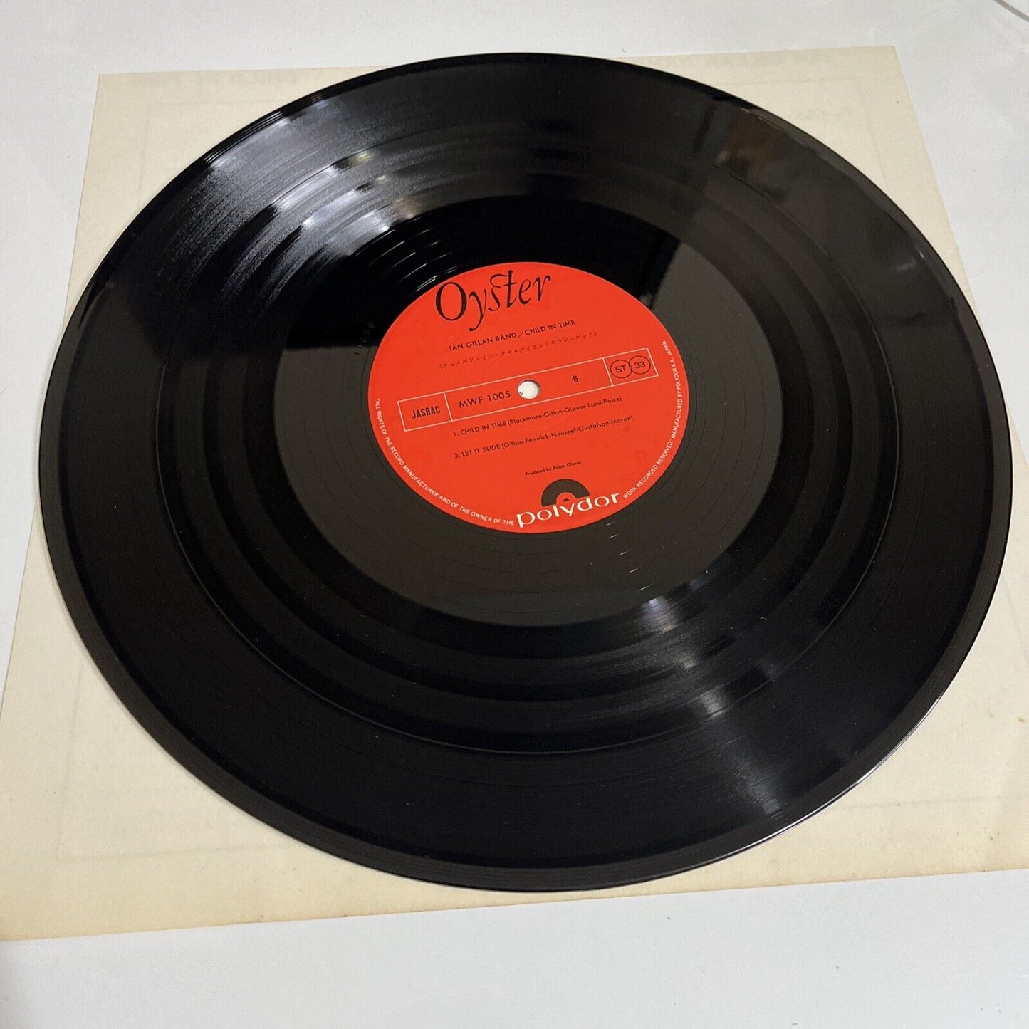 Ian Gillan Band – Child In Time 1976 LP Vinyl Record Gatefold Obi MWF 1005