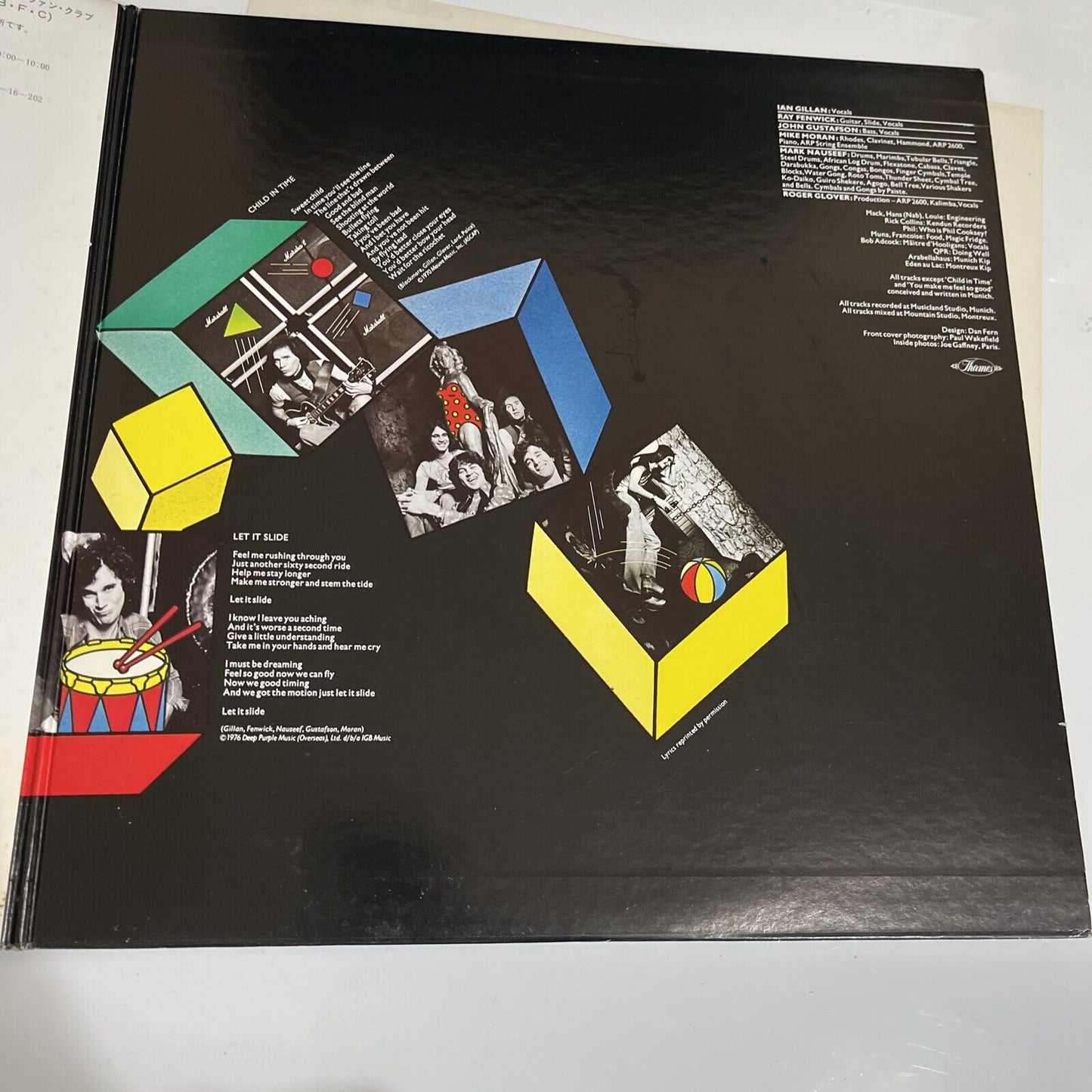 Ian Gillan Band – Child In Time 1976 LP Vinyl Record Gatefold Obi MWF 1005