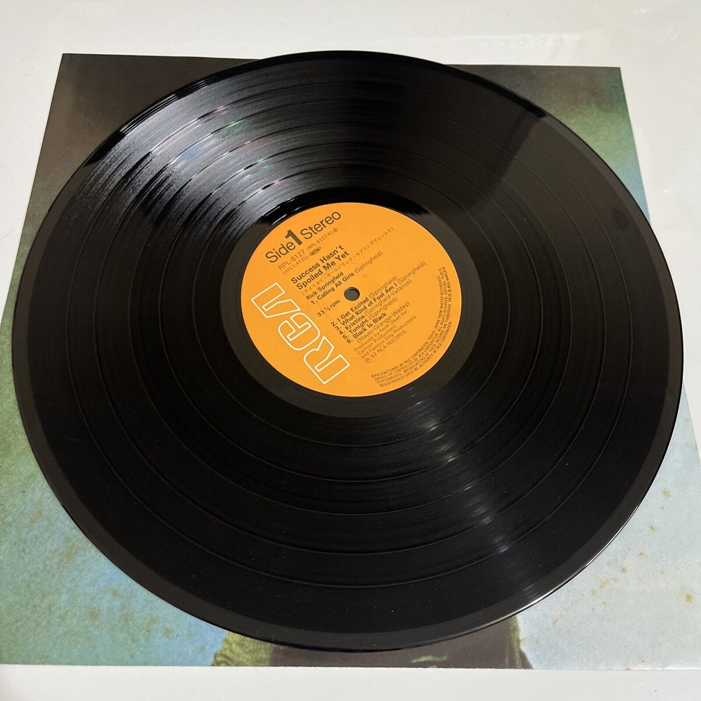 Rick Springfield – Success Hasn't Spoiled Me Yet 1982 LP Vinyl Obi RPL-8127