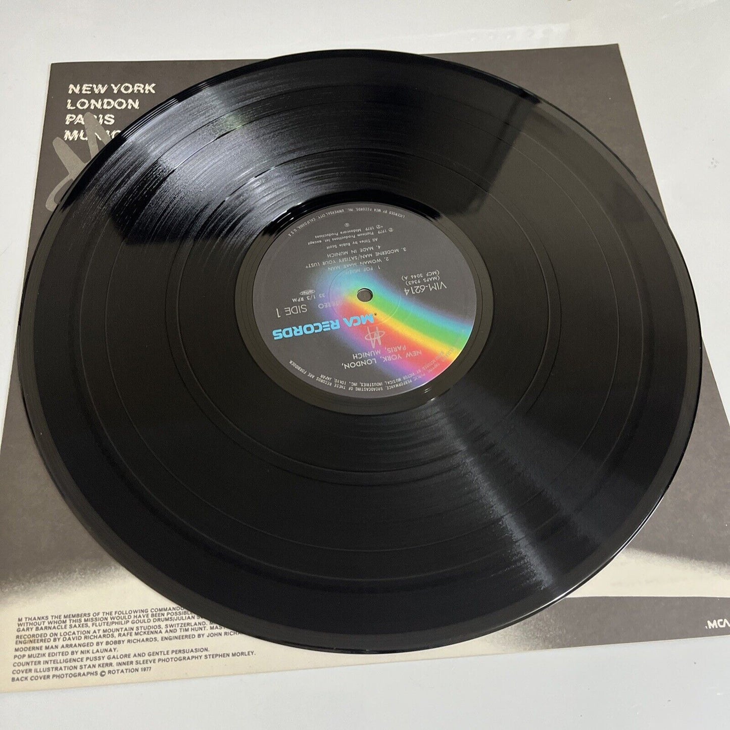 M – New York, London, Paris, Munich LP 1979 Vinyl Record Obi VIM-6214