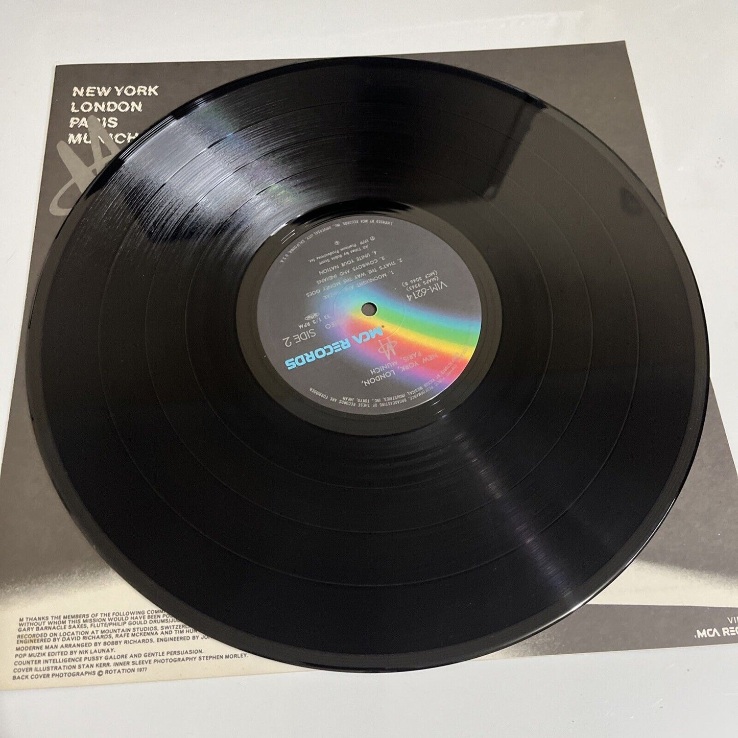 M – New York, London, Paris, Munich LP 1979 Vinyl Record Obi VIM-6214