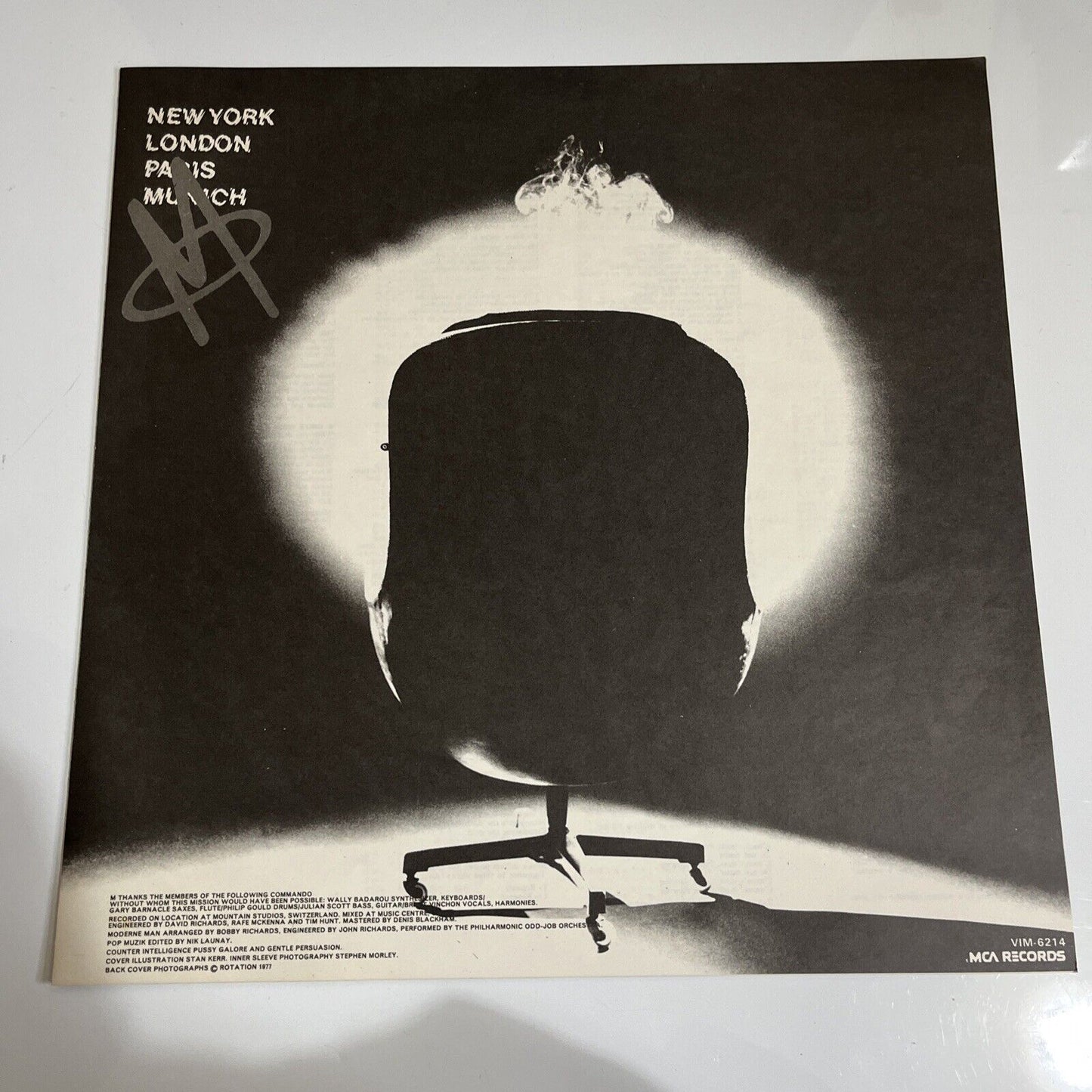 M – New York, London, Paris, Munich LP 1979 Vinyl Record Obi VIM-6214