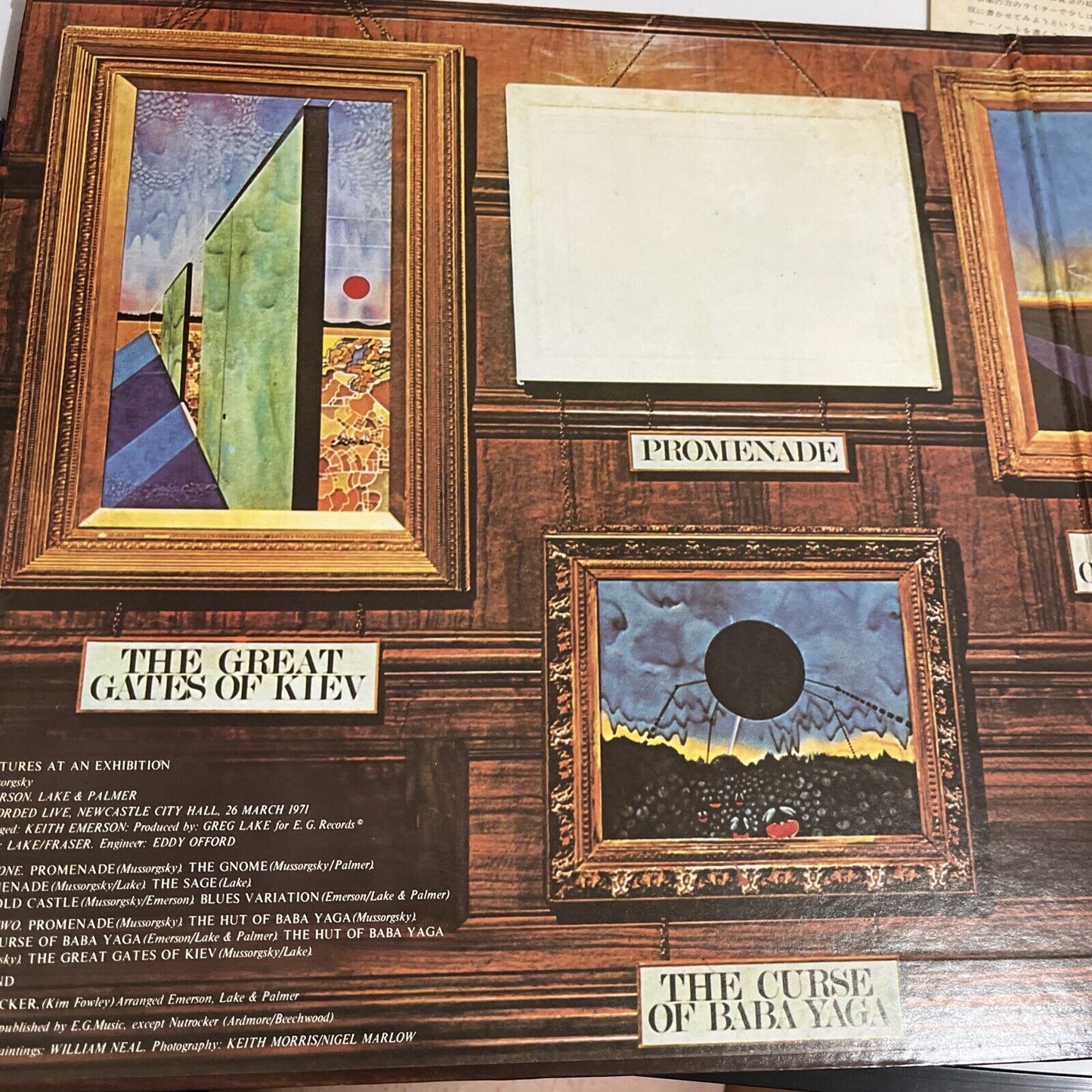 Emerson, Lake & Palmer – Pictures At An Exhibition LP Vinyl Record Gatefold 1972