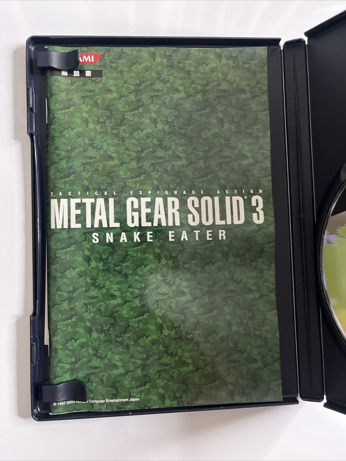 Metal Gear Solid 3 Snake Eater PS2 Sony PlayStation NTSC-J JAPAN Game Complete