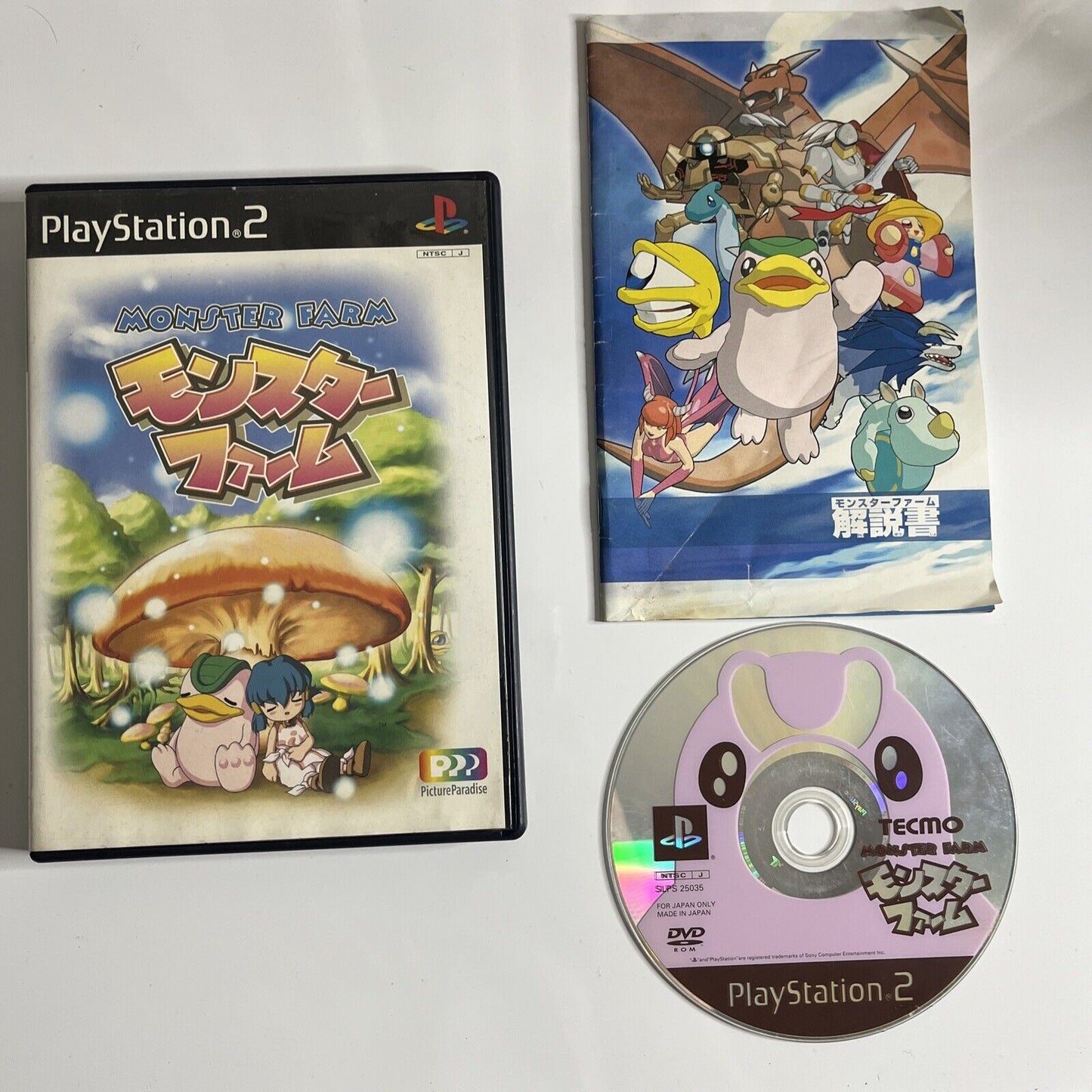 Monster Farm  PS2 Sony PlayStation NTSC-J JAPAN Game 2001 Bredding Complete
