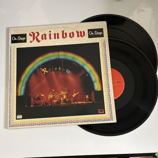 Rainbow On Stage 2x LP 1977 Vinyl Record Gatefold Japan First Edition MWZ 8103